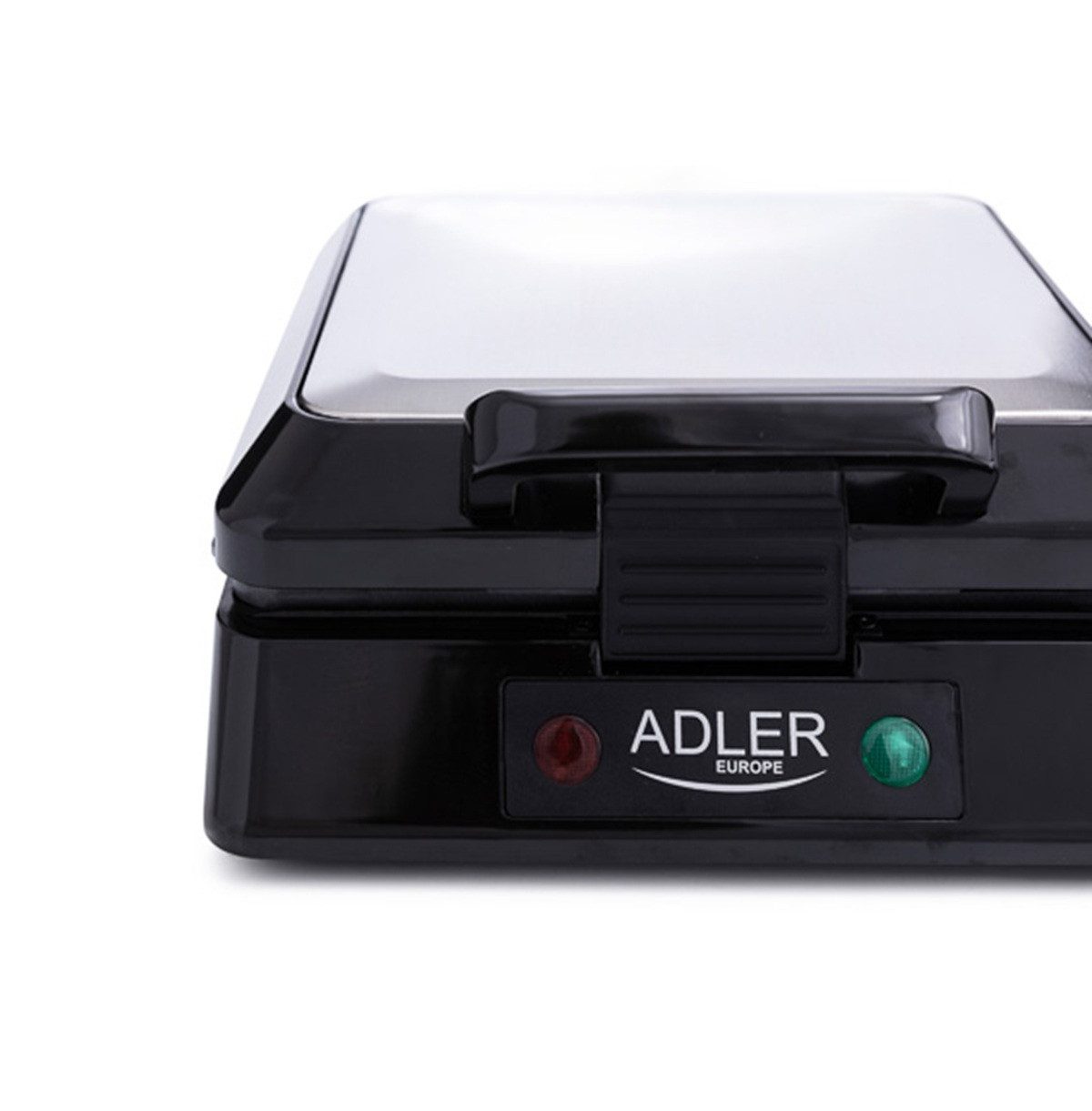 Adler Waffeleisen AD 3036 1500W, 4 Waffeln - Antihaft & Cool-Touch, 1500 W