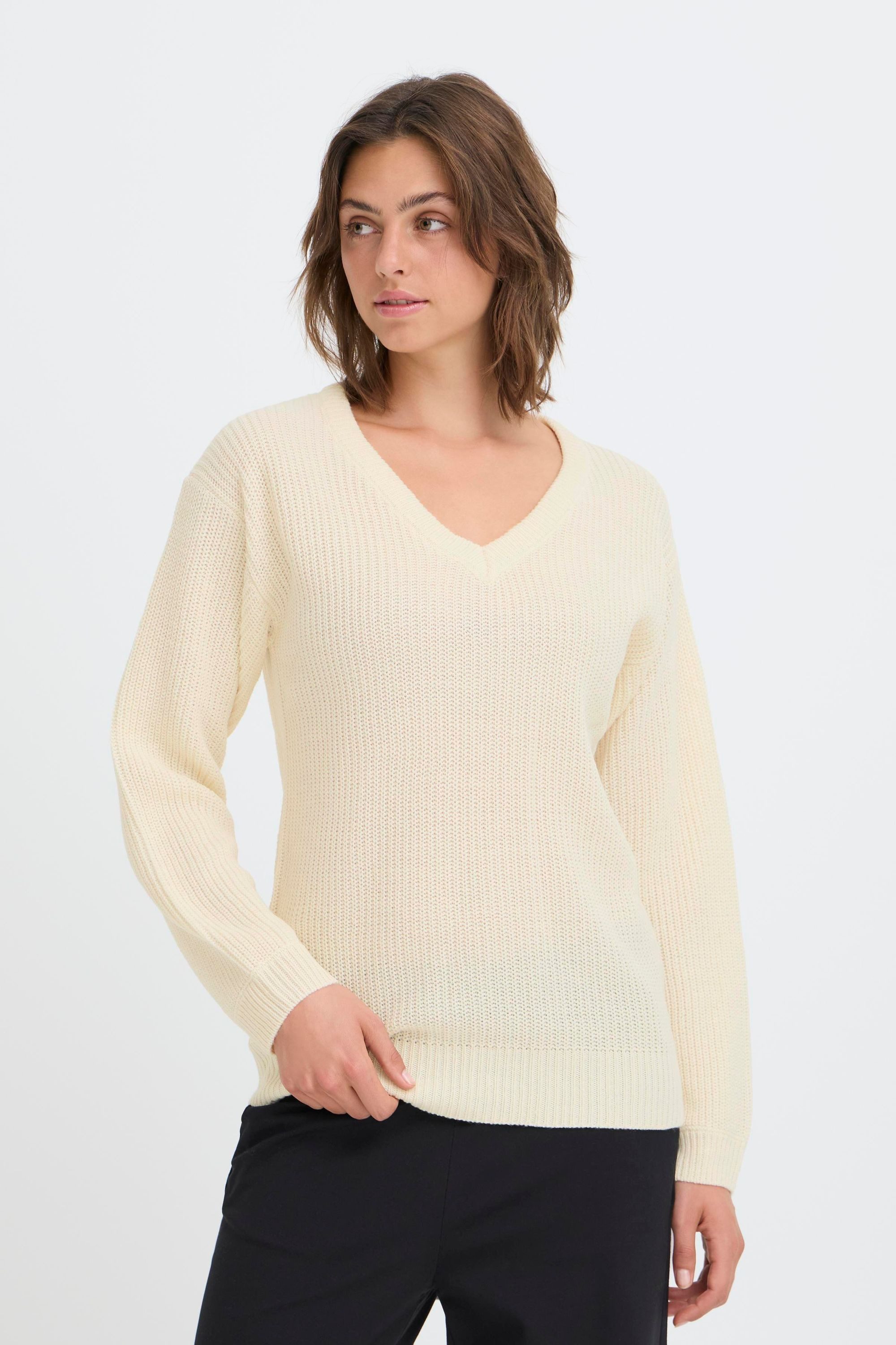 OXMO Strickpullover OXISANDIE LS Modischer Strickpullover günstig online kaufen