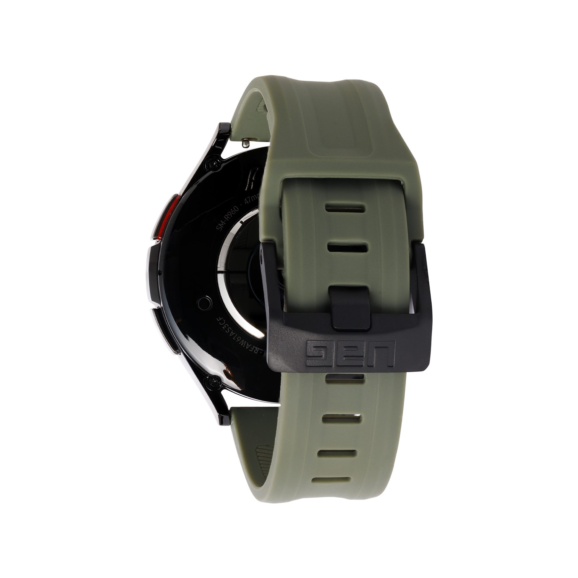 Urban Armor Gear Smartwatch-Armband Scout - Samsung Galaxy Watch FE / Watch 6 / Watch 5 / Watch 4 Armband, [Edelstahl Verschluss]