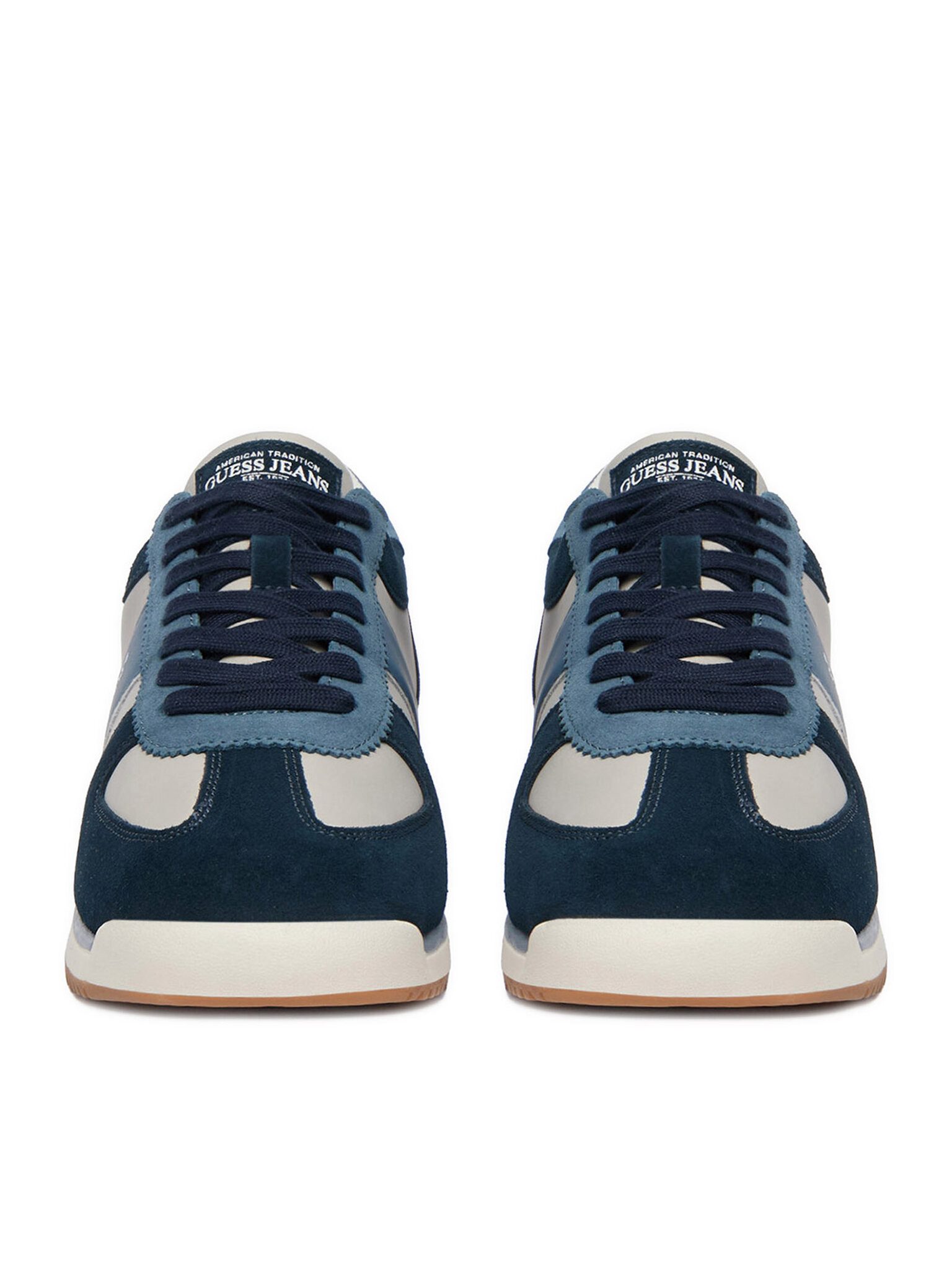 GUESS JEANS Guess Jeans Herrensneakers Blau GUESS JEANS-EO-DELAND-01 WE Navy Blue Sneaker – Bild 4 von 5