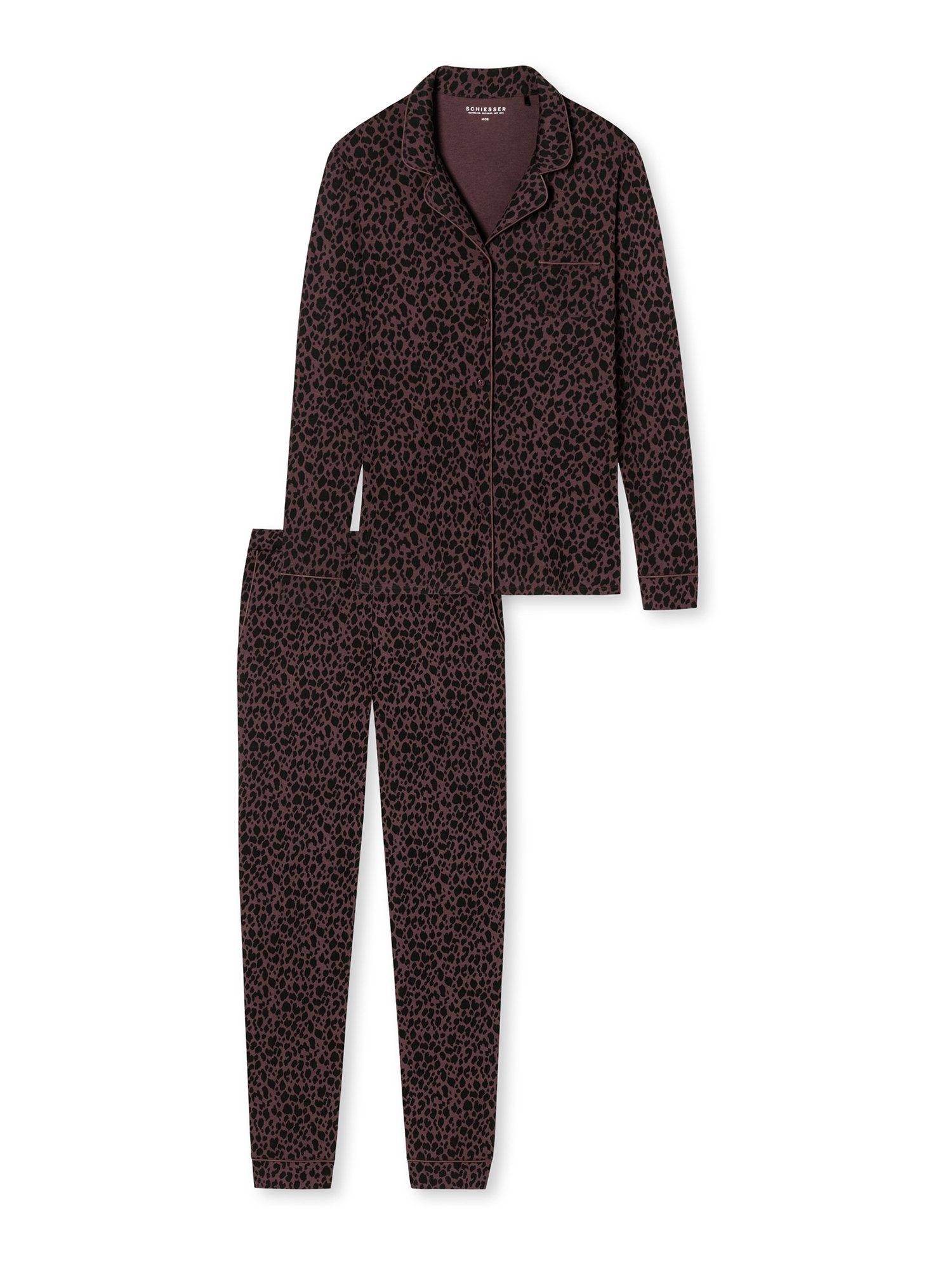 Nightwear Schiesser Contemporary Pyjama Rot