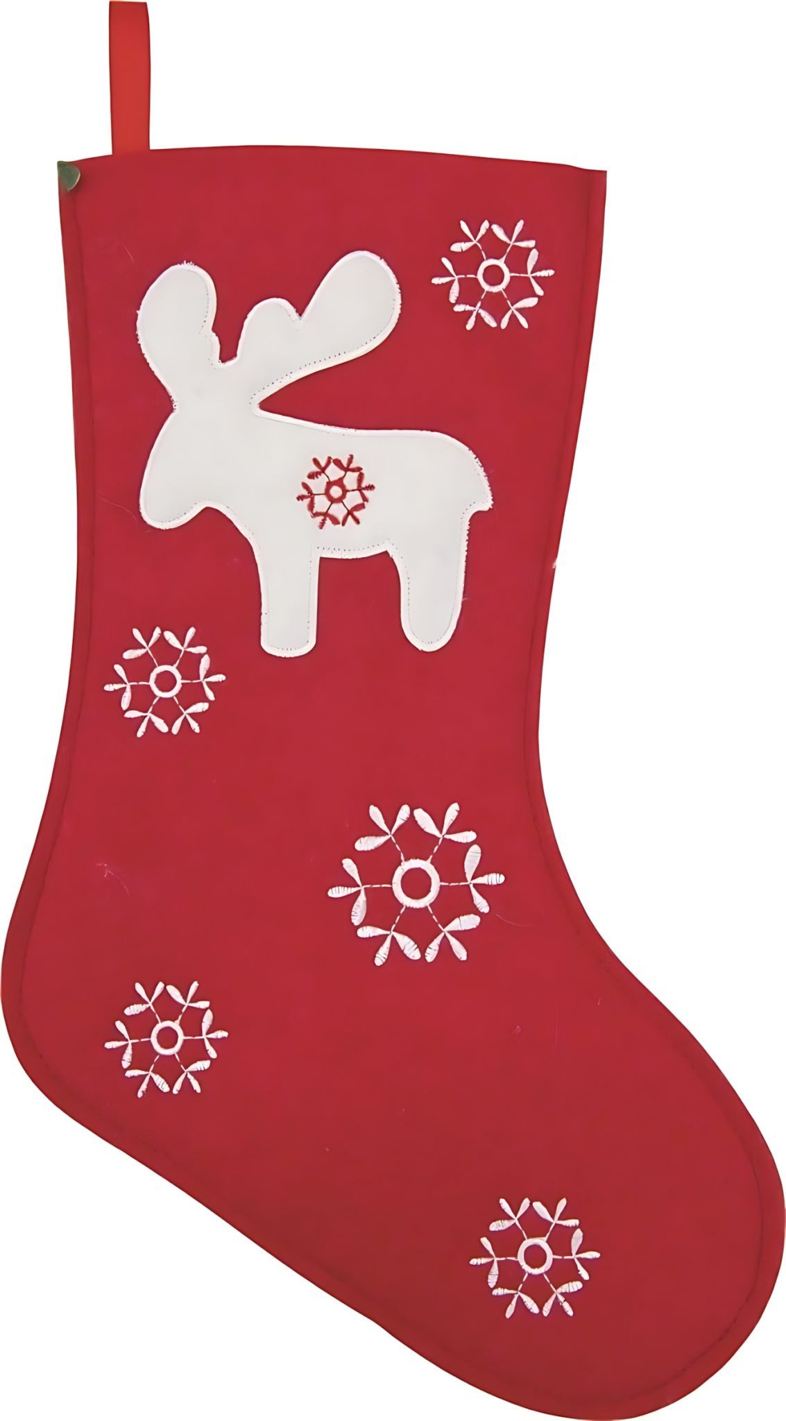 BRUNNEN Christbaumschmuck BRUNNEN Stoffbeutel Nikolausstiefel rot 103670601