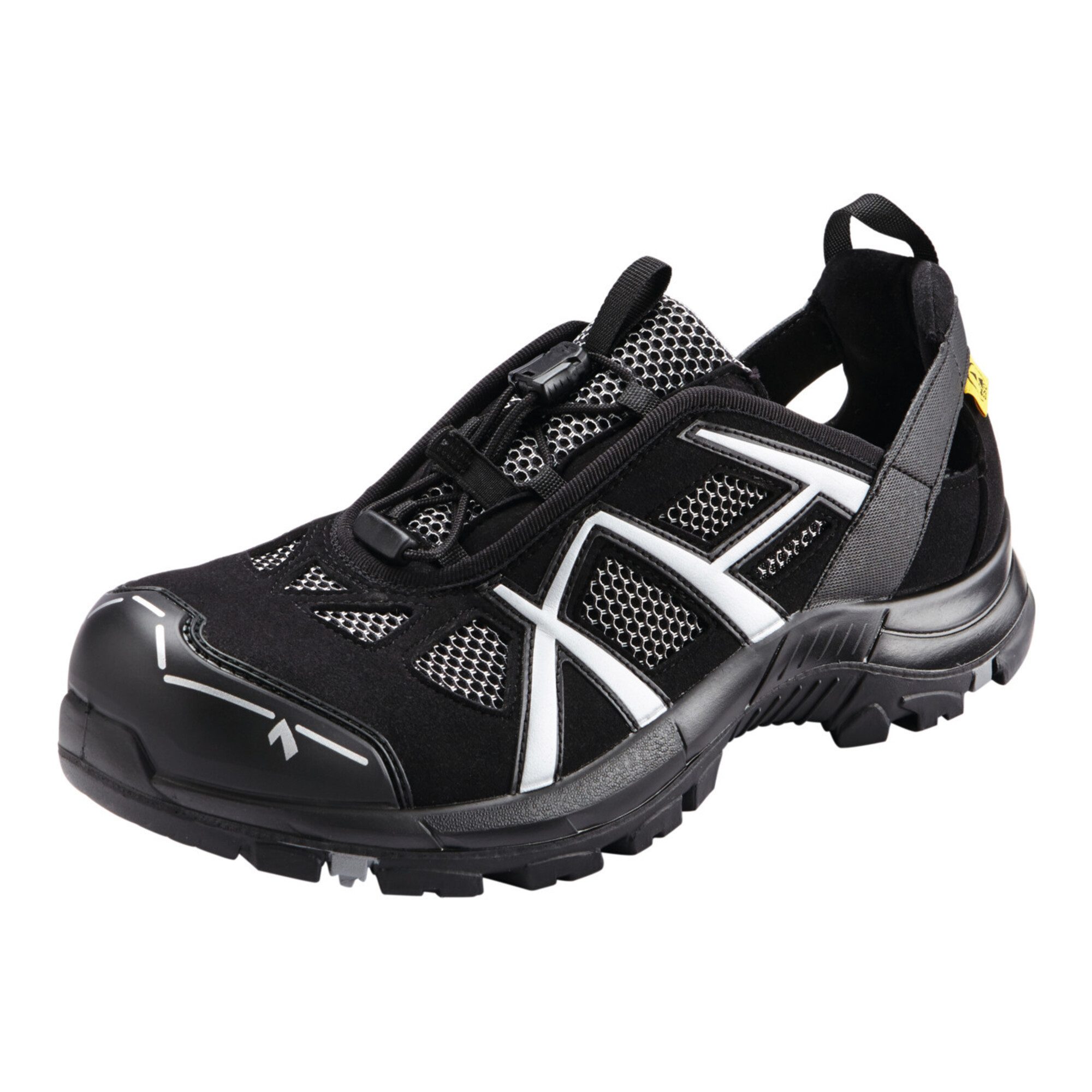 haix Haix Sandale schwarz/silber Black Eagle Safety 61 Low ESD, S1P, EU-Sch Sicherheitsstiefel