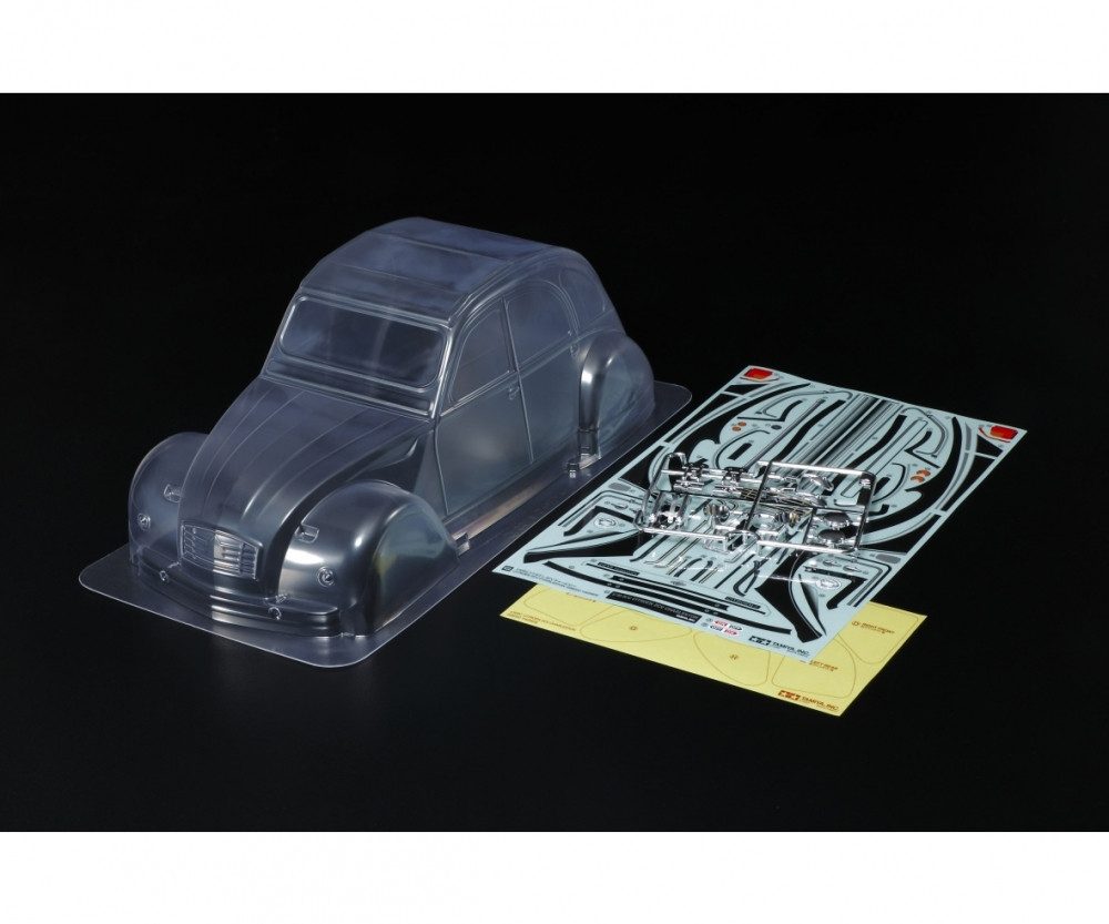 RC-Buggy Tamiya Karosserie Satz Citroen 2CV Charleston