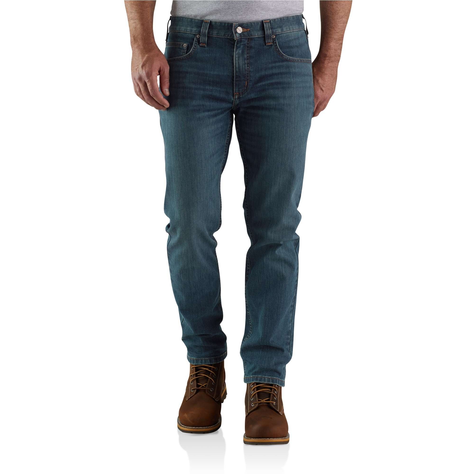 (1-tlg) canyon Carhartt FIT RELAXED Tapered-fit-Jeans TAPERED RUGGED FLEX JEAN