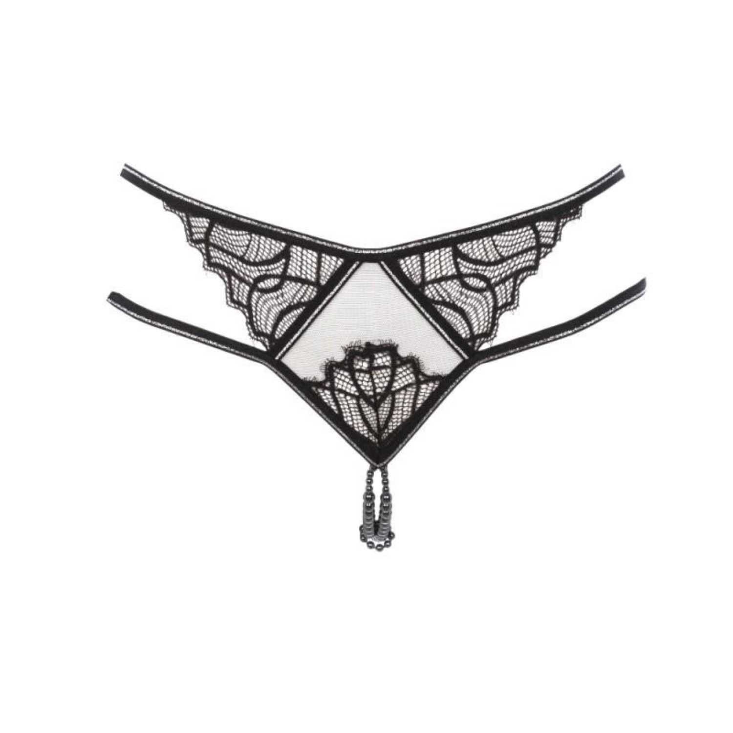 Bracli String-Ouvert Manhattan Panty schwarz sexy S