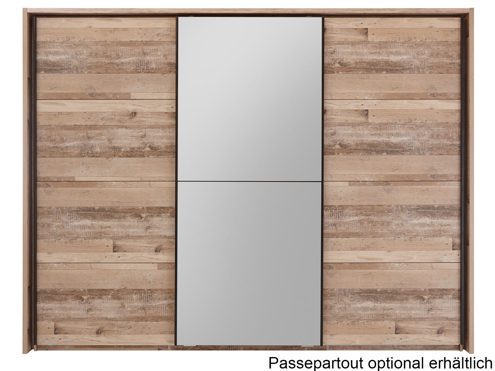 Pol-Power Schwebetürenschrank 270 x 210 x 63 cm (B/H/T)