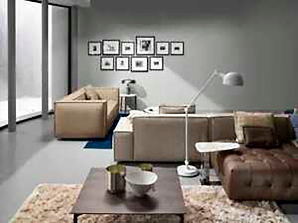Möbel Wohnzimmer Polster Sitzer Sofa Couch Holz Sofa Sofa JVmoebel Beige 3 Möbel