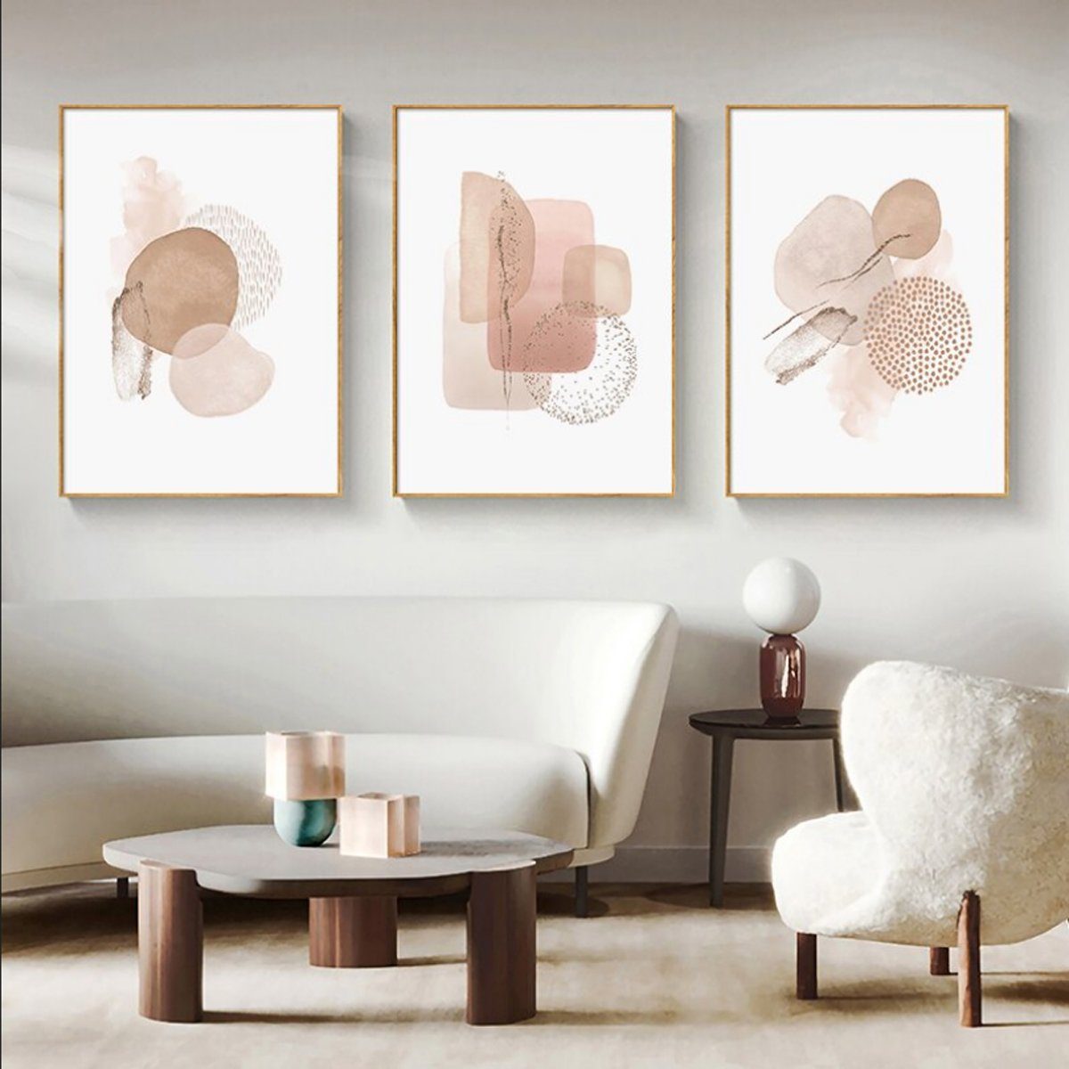 TPFLiving Kunstdruck (OHNE RAHMEN) Poster - Leinwand - Wandbild, Abstrakte günstig online kaufen