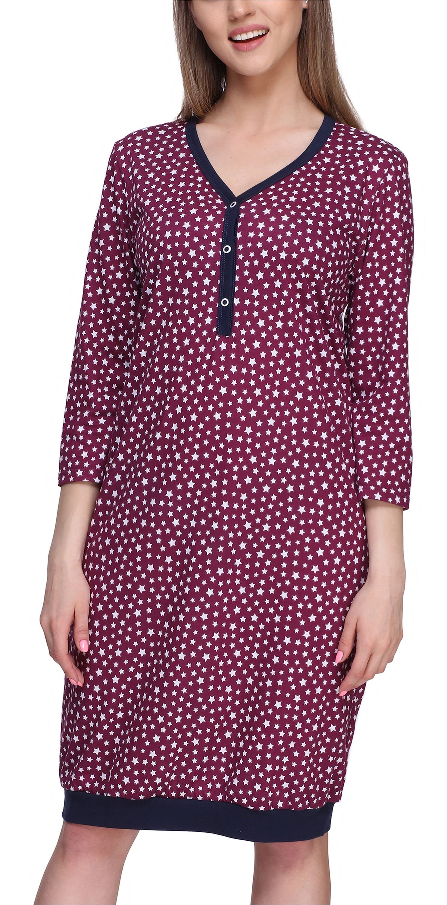 Merry Style Nachthemd Damen Nachthemd MS10-181 (1-tlg) günstig online kaufen