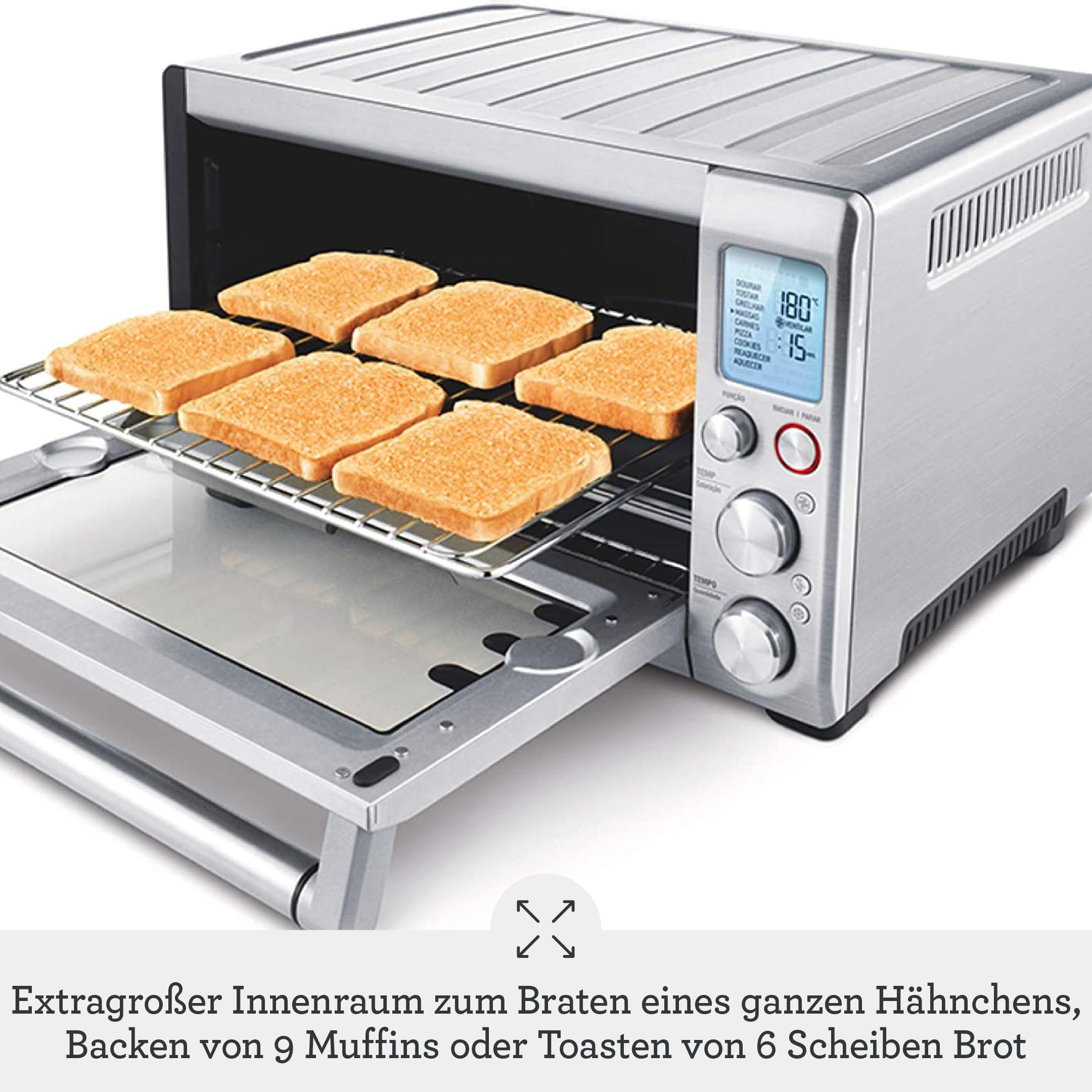 Sage Minibackofen Sage Minibackofen - the Smart Oven Pro, edelstahl