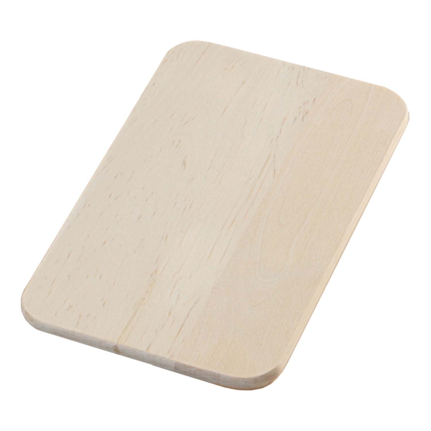 Kesper Frühstücksbrett 15 Stück Frühstücksbrettchen, Birkenholz - 23 x 15cm, Holz, (15-St), zum Brandmalen oder für eine Laser Gravur geeignet