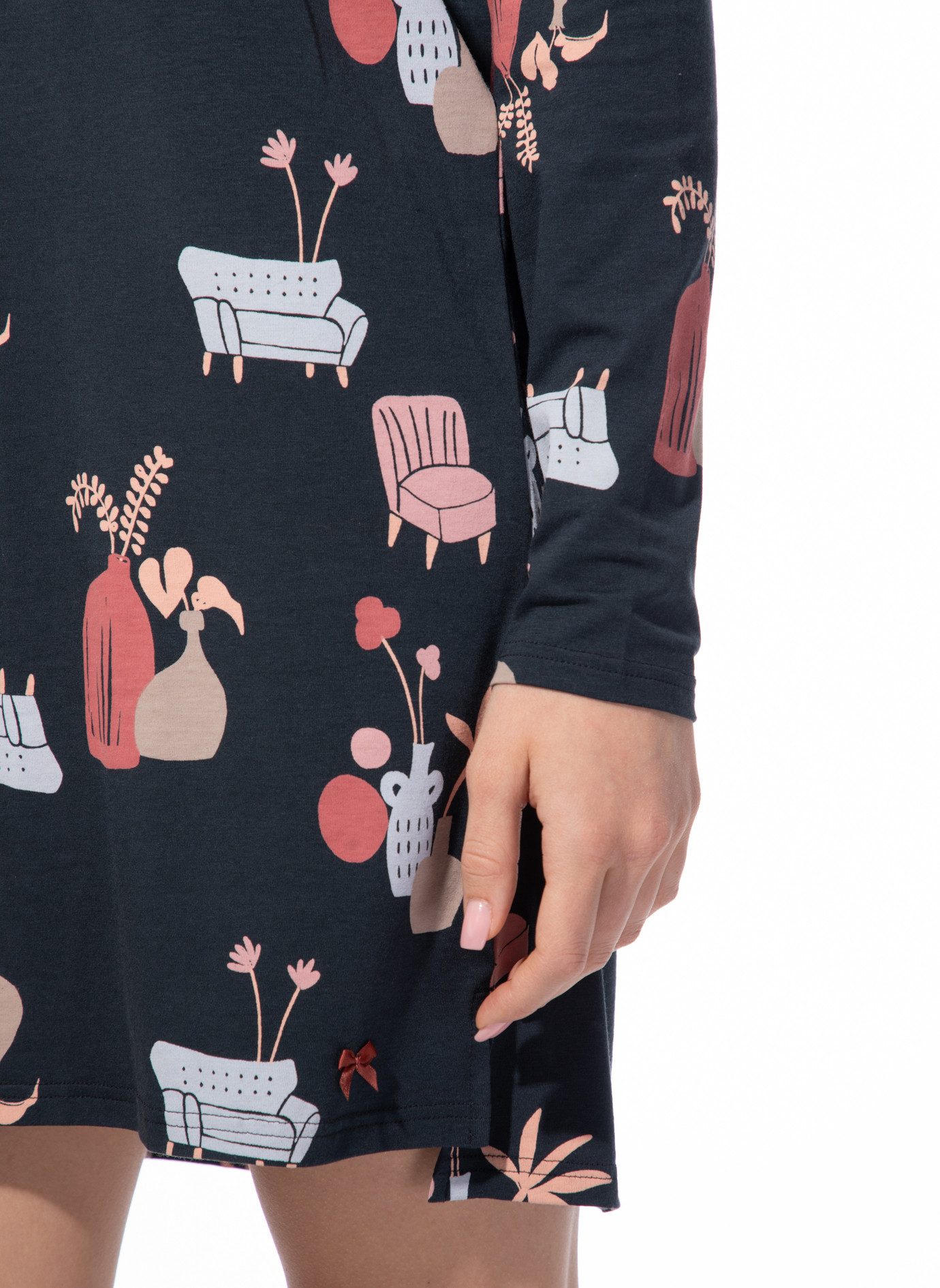 Short Stories Sleepshirt SHORT STORIES 621760 Sleep Shirt vulcan blue