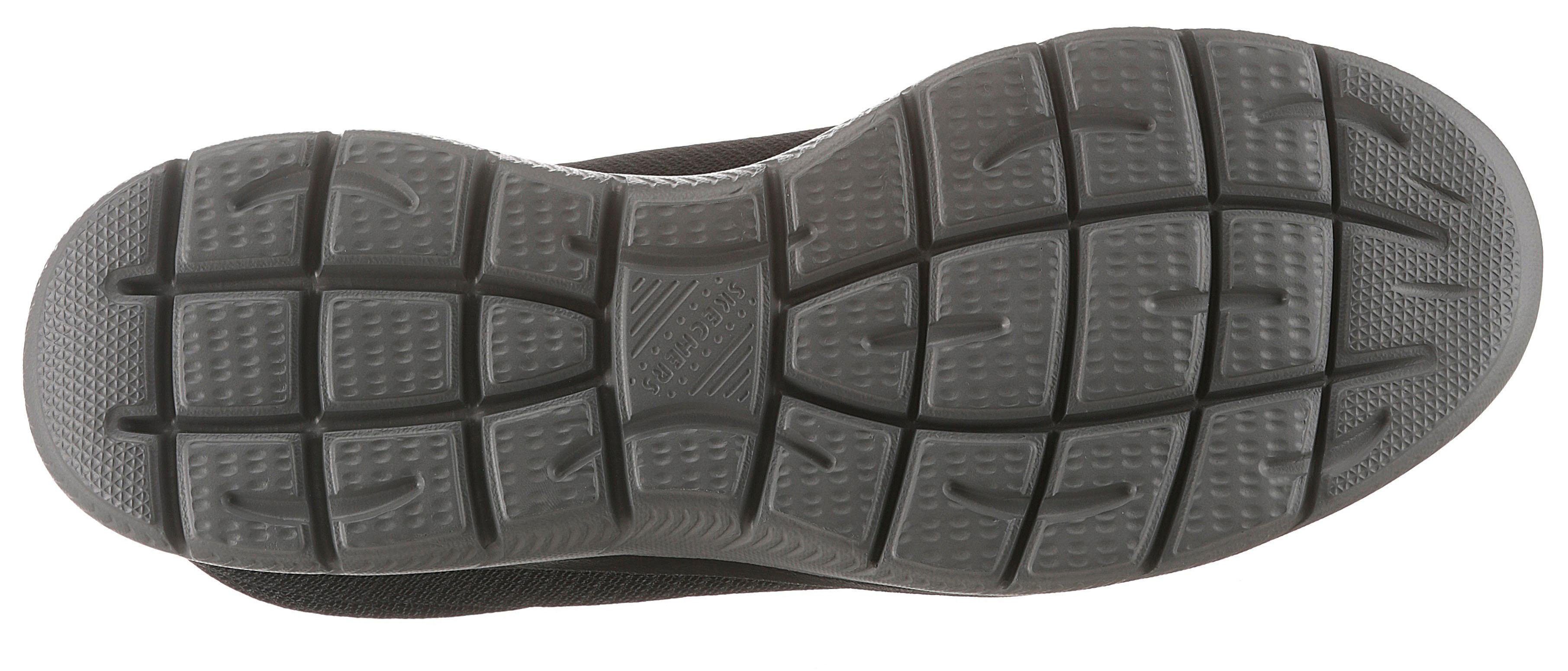 Skechers Summits Foam-Ausstattung mit black/charcoal Memory komfortabler Slip-On Sneaker