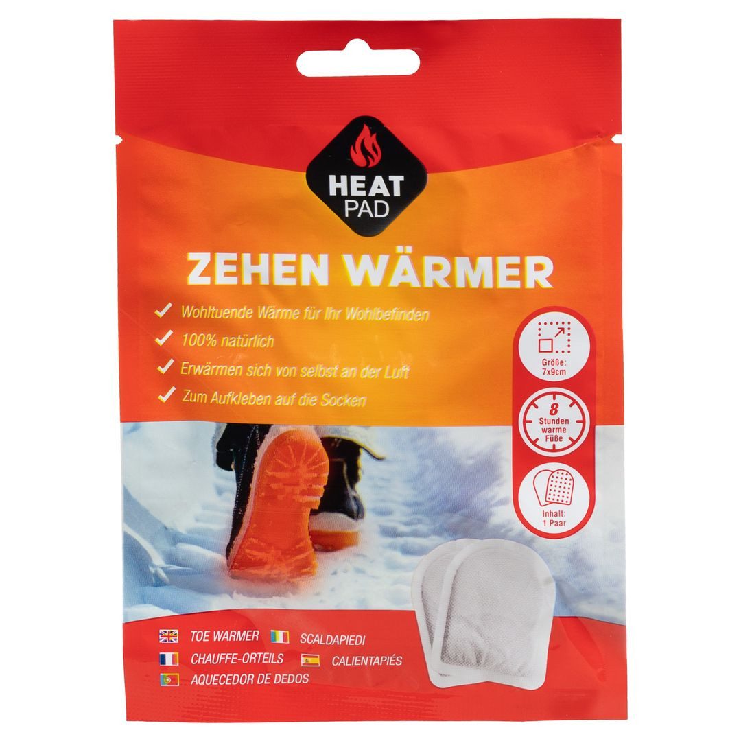 laro Wärmepad Zehenwärmer 20–320 Paar – 8 h Wärme für Füße & Schuhe, 20-tlg.