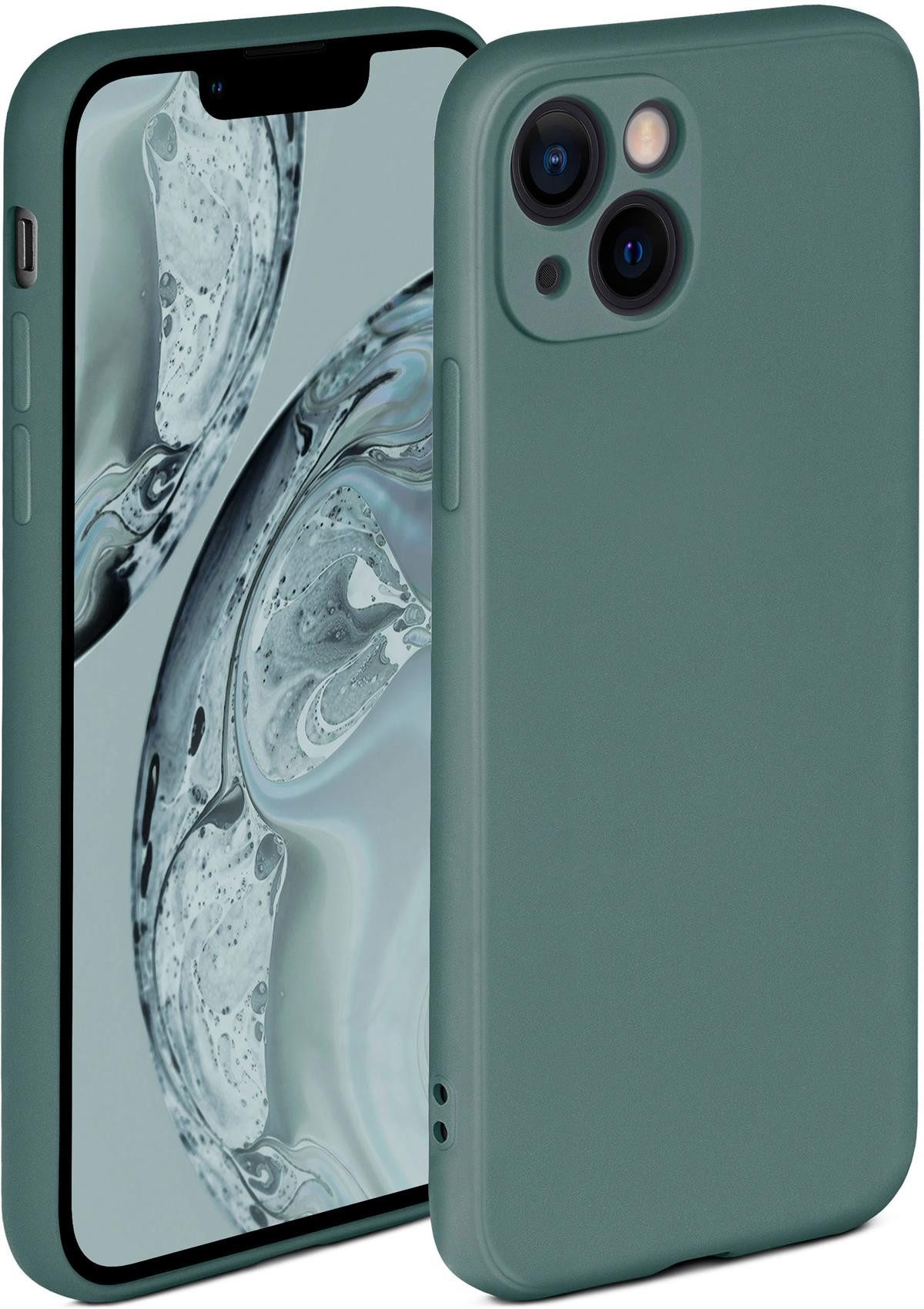 ONEFLOW Handyhülle ONEFLOW® Soft Case für Apple iPhone 13 mini, Hülle aus Silikon, Back Cover mit Kameraschutz, weiche Silikonhülle
