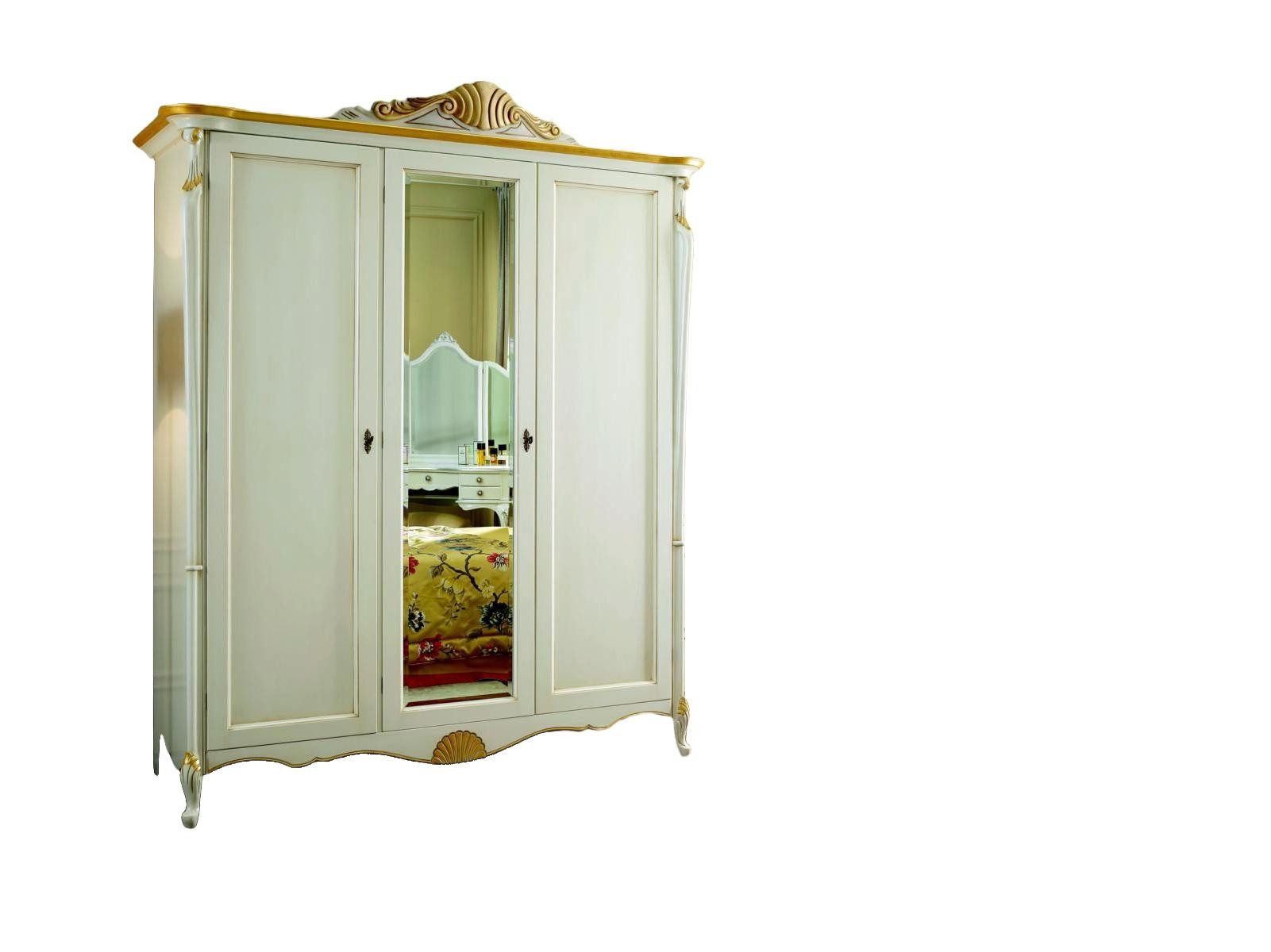 Kleiderschrank Echtholz Möbel im italienischen Stil für stilvolles Schlafzimmer