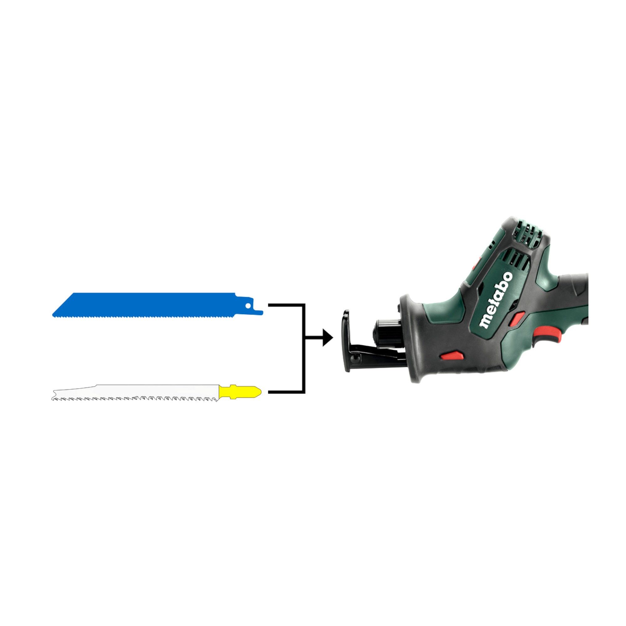 metabo Akku-Reciprosäge SSE 18 LTX Compact Akku Reciprosäge Säbelsäge 18 V 13 mm