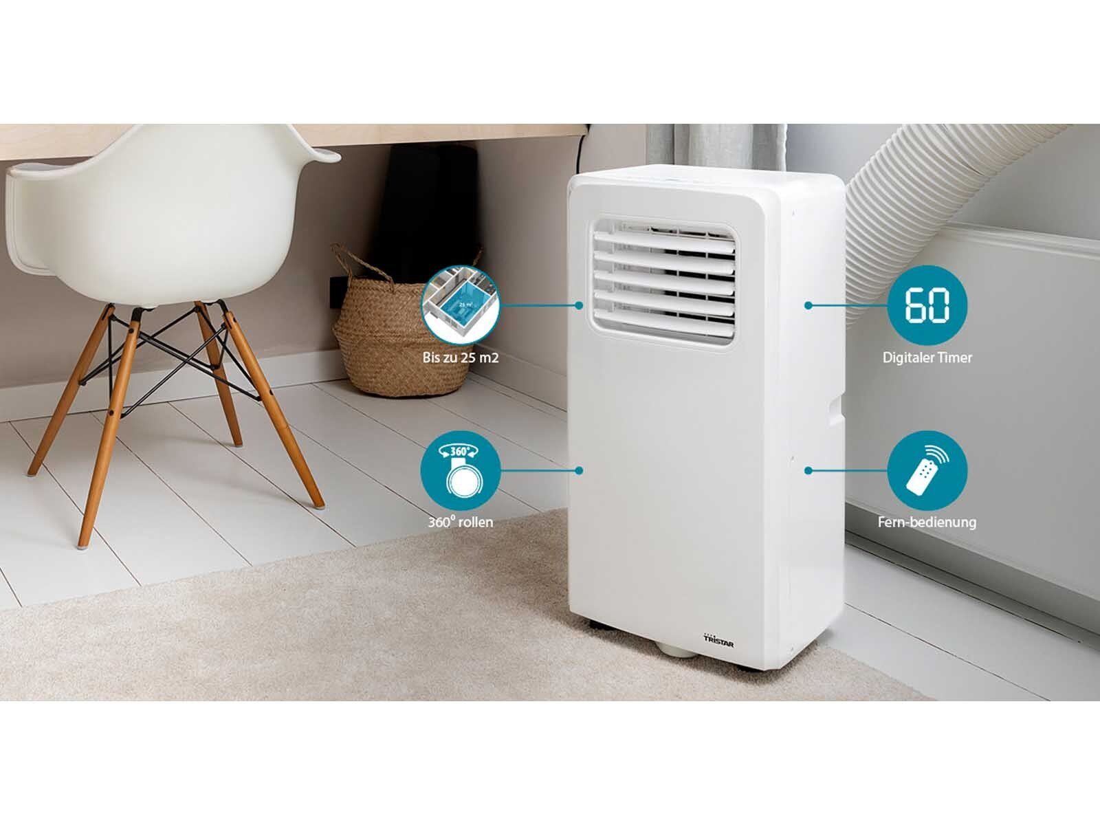 3-in-1-Klimagerät, Entfeuchter Mobile & Standgerät, Klima-Anlage Luftkühler, Tristar Ventilator