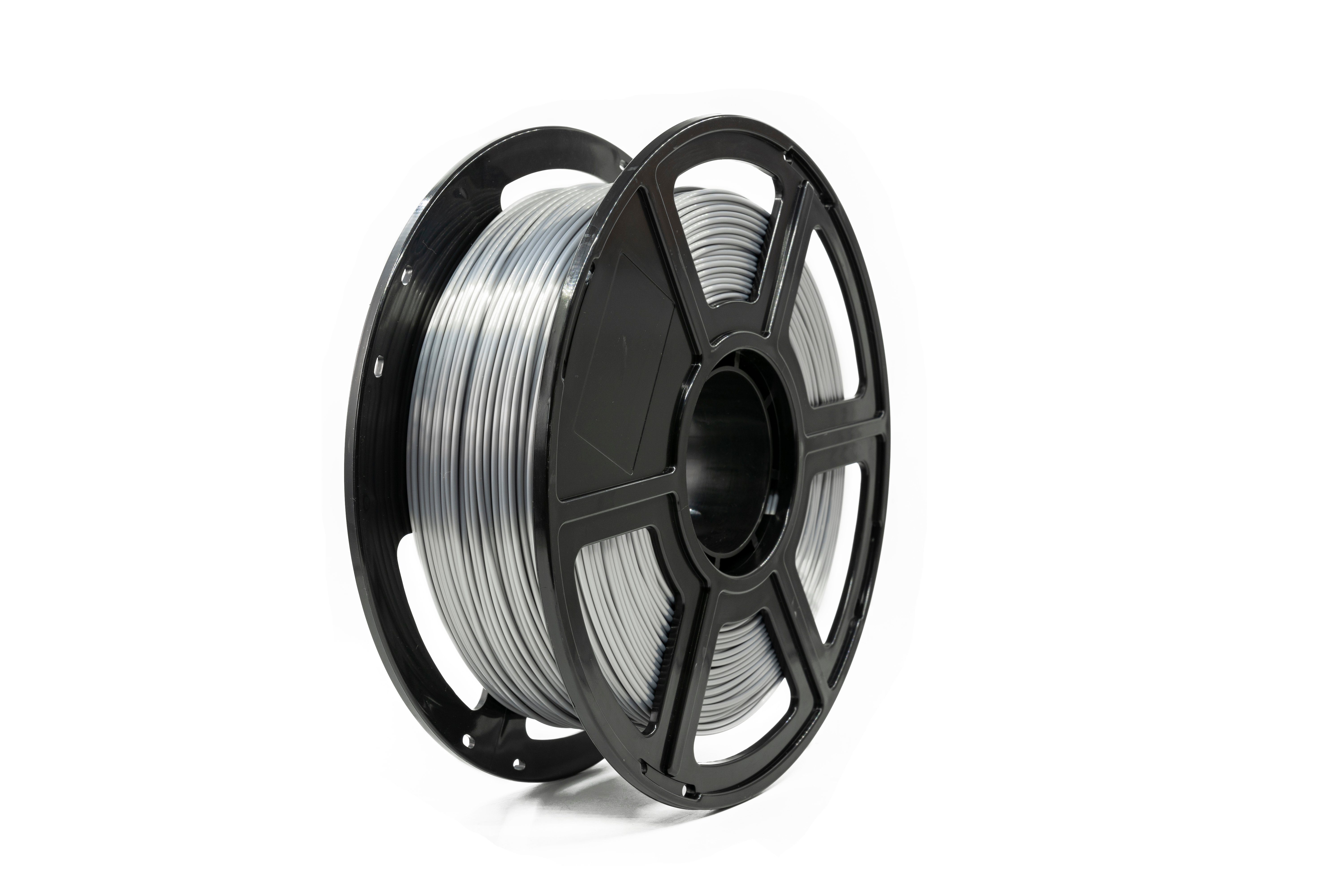 3D-Drucker SILK PLA Filament Silber 1 kg