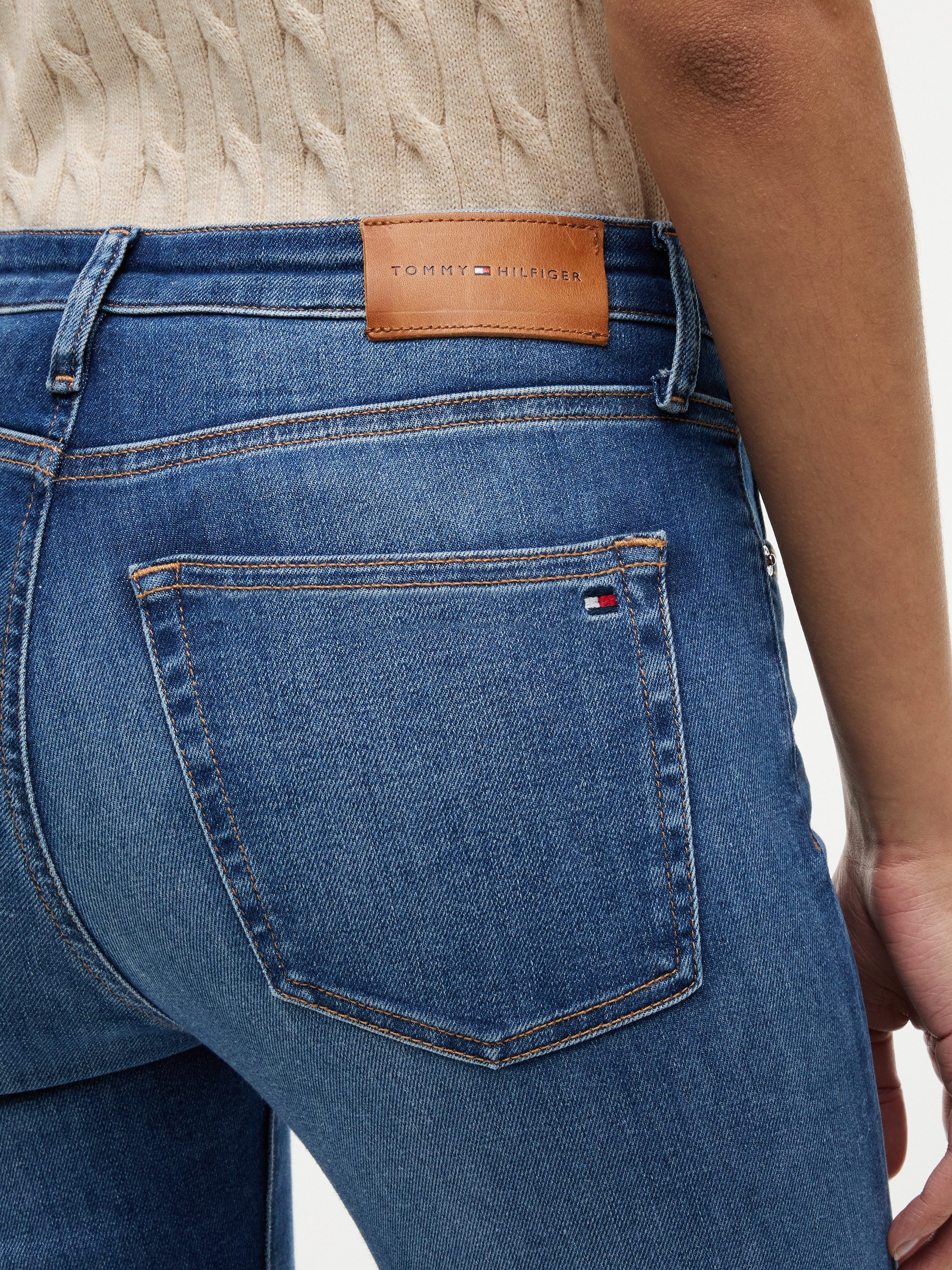 Tommy Hilfiger Skinny-fit-Jeans COMO SKINNY KATY RW Baumwollmischung, regular waist