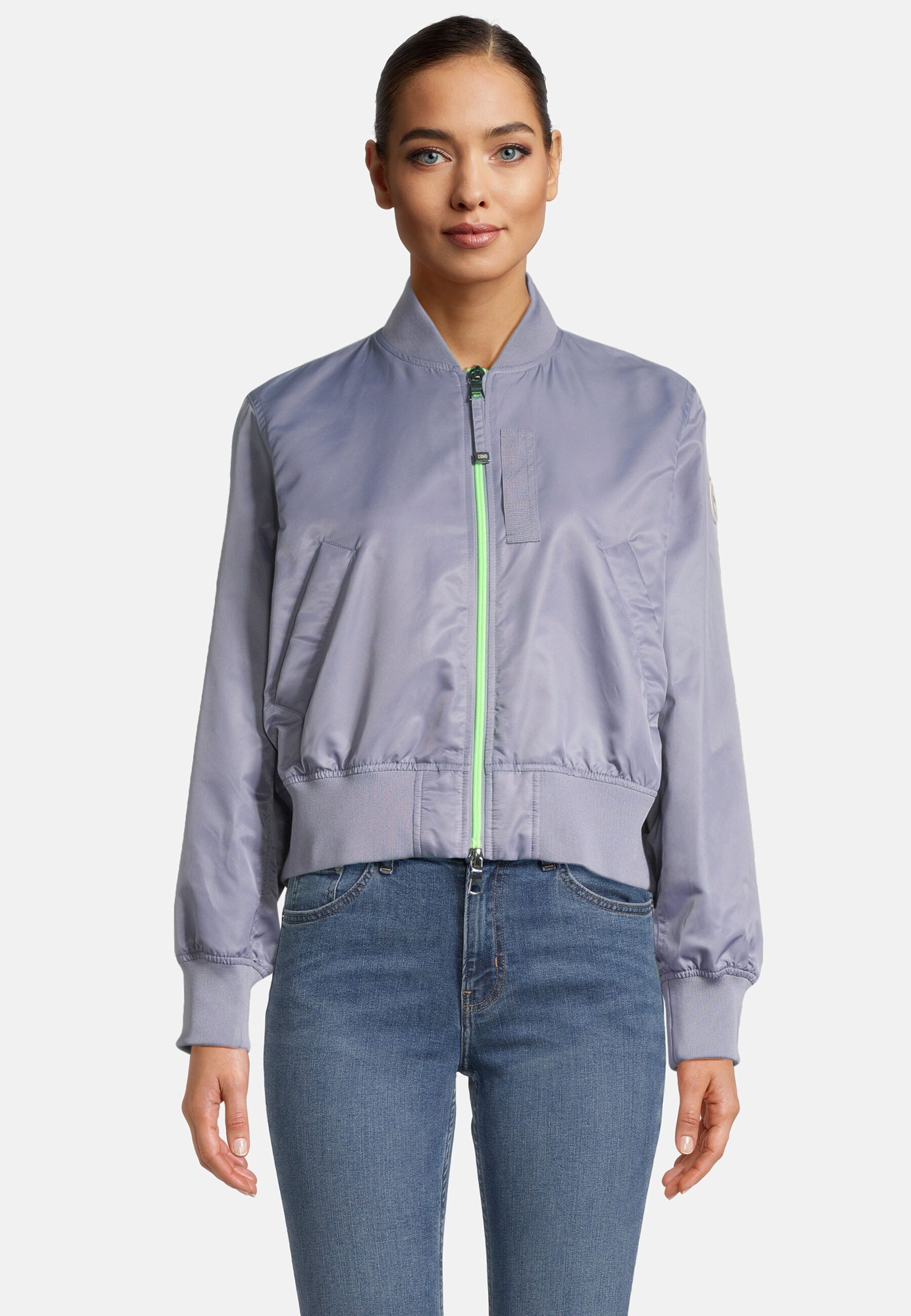 No.1 COMO Bomberjacke VIOLA mit Collegekragen