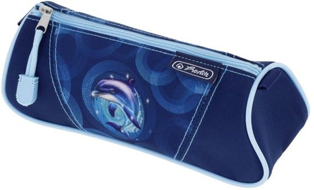 Herlitz Federmäppchen Herlitz Faulenzer dreikant Dolphin Ride
