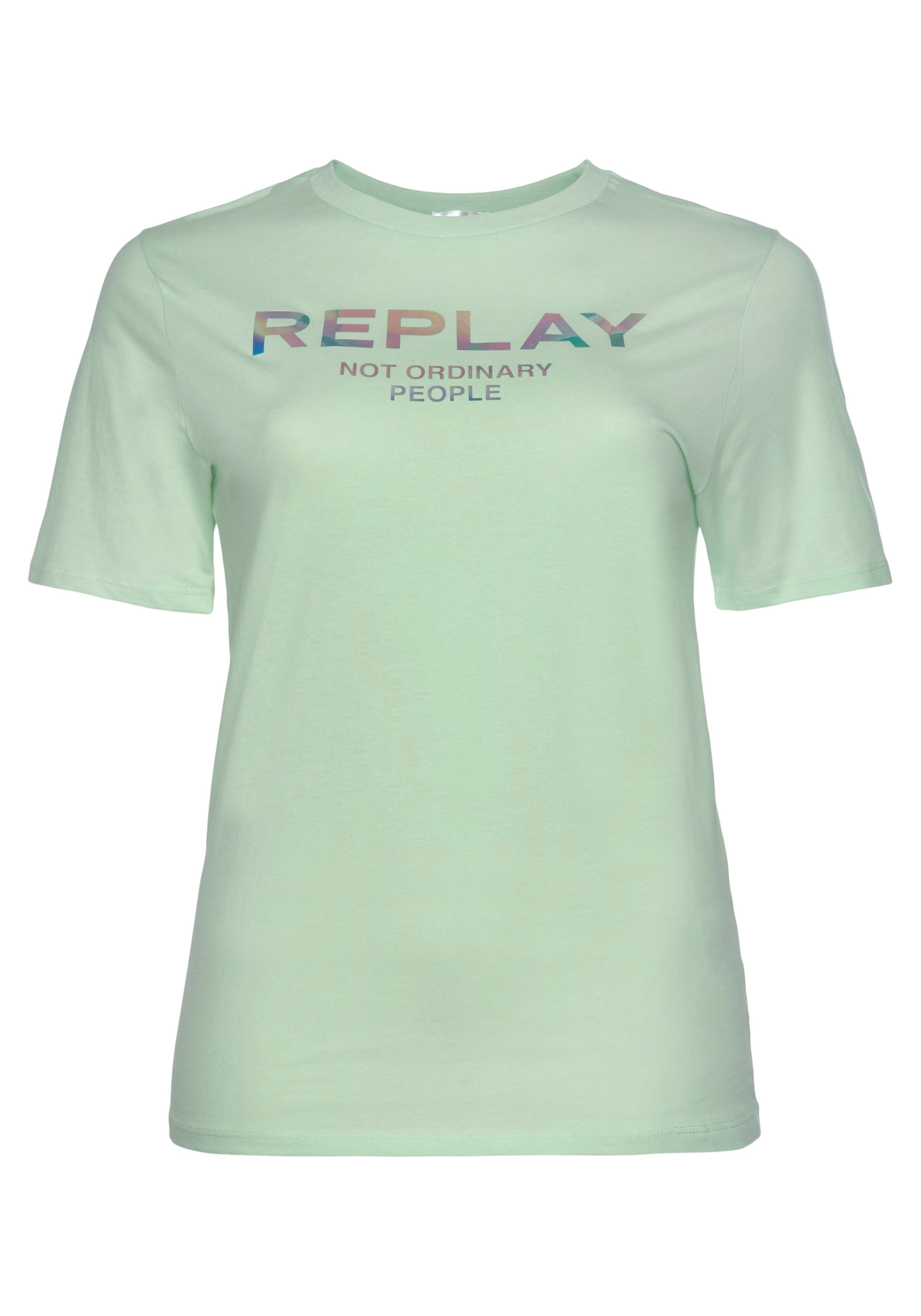 Replay T-Shirt mit Logoprint