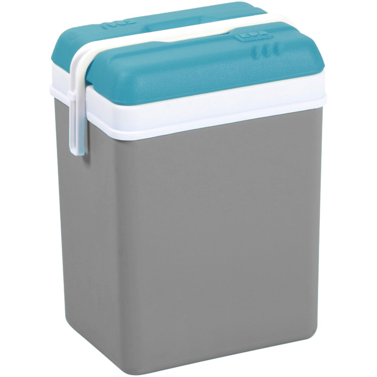 EDA Plastiques Kühlbox Kühlbox Kühltasche Promotion 15 l blau/grau blauer Deckel, Box grau