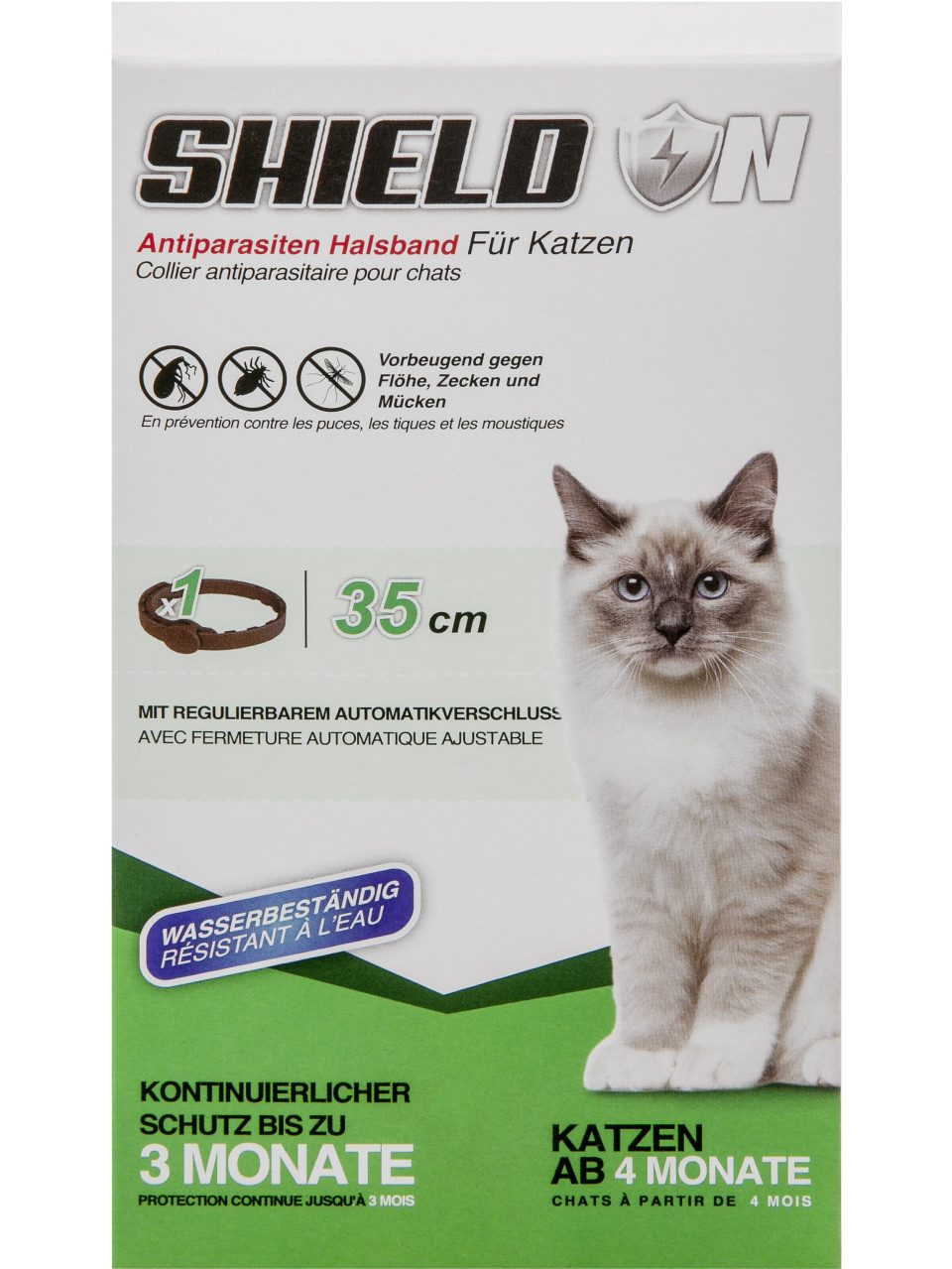 Trend Line Hundehandtuch Shield On Ungezieferhalsband für Katzen