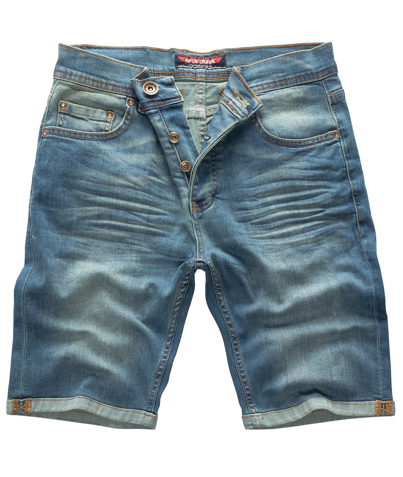Rock Creek Jeansshorts Herren Shorts Denim günstig online kaufen