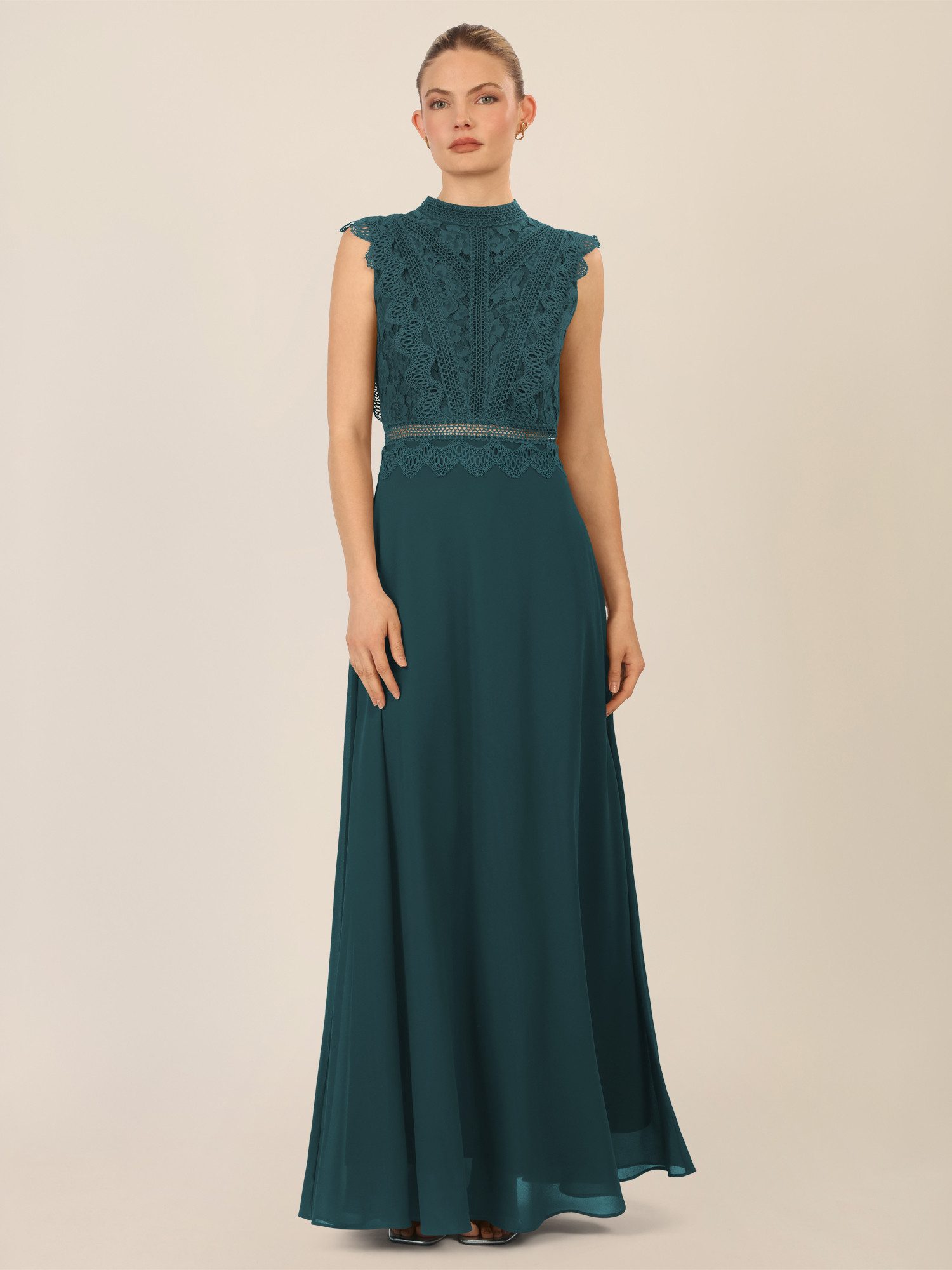Apart Abendkleid mit Spitze und transparentem günstig online kaufen