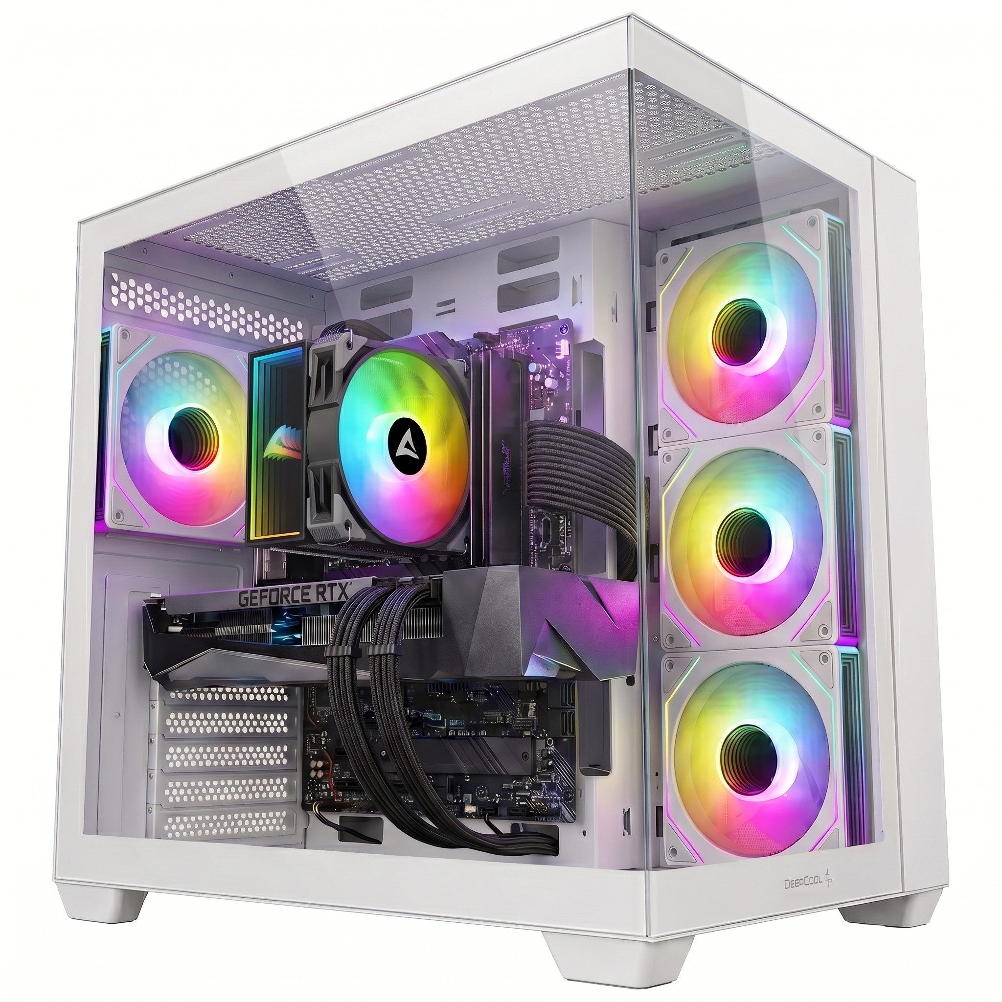 Meinpc AMD Ryzen 7 7800X3D mit RTX 5070 Gaming-PC (AMD Ryzen 7 7800X3D, RTX 5070, 16 GB RAM, 1000 GB SSD, Luft, Windows 11 Pro - RGB)