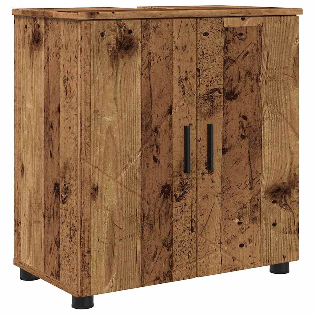 vidaXL Badezimmerspiegelschrank Badezimmer Schrank Altholz 61 günstig online kaufen