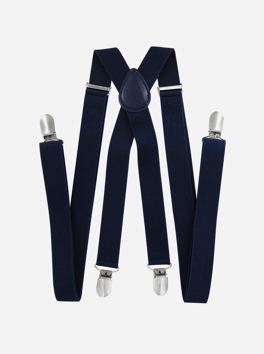 axy Hosenträger Herren Hosenträger mit Fliege Set (2-St., 2er Set) 4 Stabile Clips X-Form 2,5cm Breit verstellbar und elastisch – Bild 2 von 5