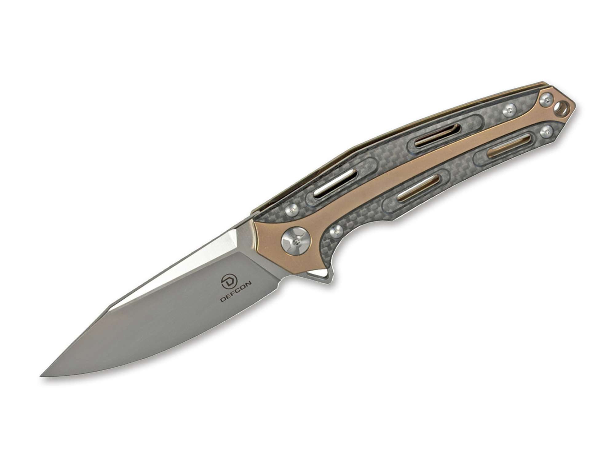 Defcon Taschenmesser Taschenmesser Cutter Bronze Titanium CF