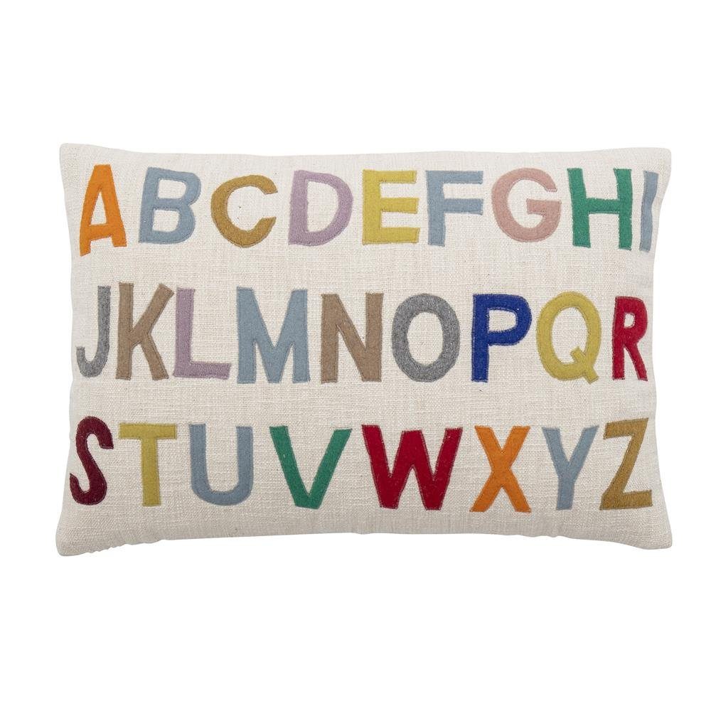 Bloomingville Dekokissen Lexi, Kuschelkissen Kinderkissen Bunt