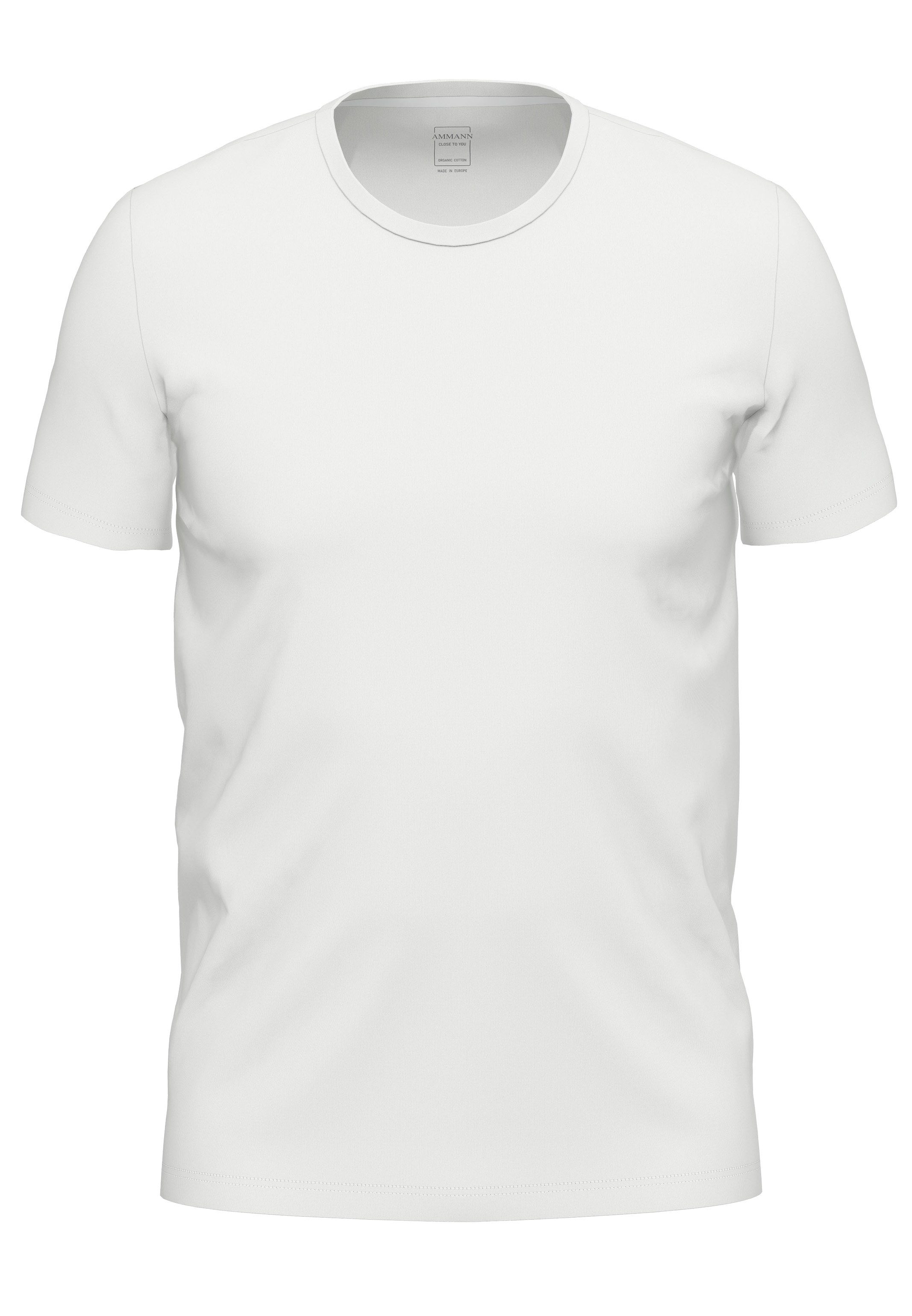 Ammann Unterhemd Close to you (1-St) Unterhemd / Shirt Kurzarm - Baumwolle - Atmungsaktiv