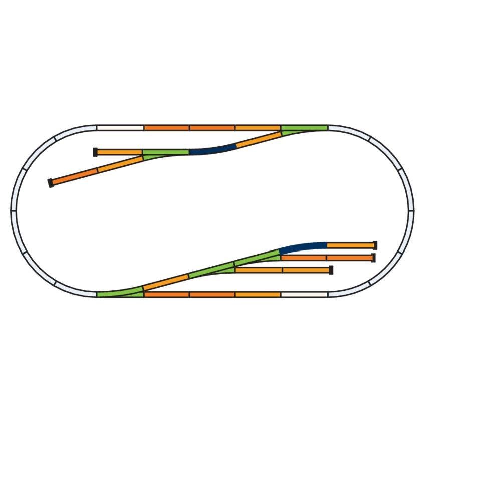 PIKO Modelleisenbahn-Set H0 Gleis-Ergänzungs-Set