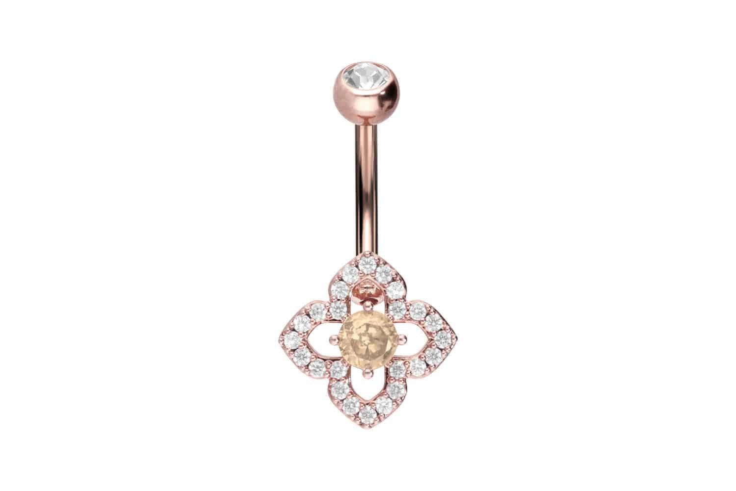 PIERCINGLINE Bauchnabelpiercing Chirurgenstahl Bananabell ORIENTALISCHES DE günstig online kaufen