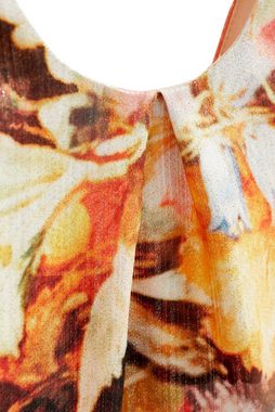Next Druckkleid Metallic-Kleid mit Blumen-Print (1-tlg)
