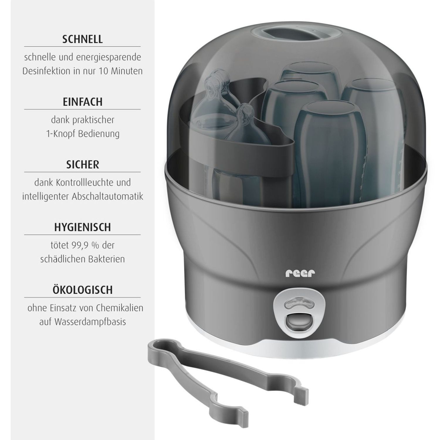 Reer Dampfsterilisator, 1-tlg.