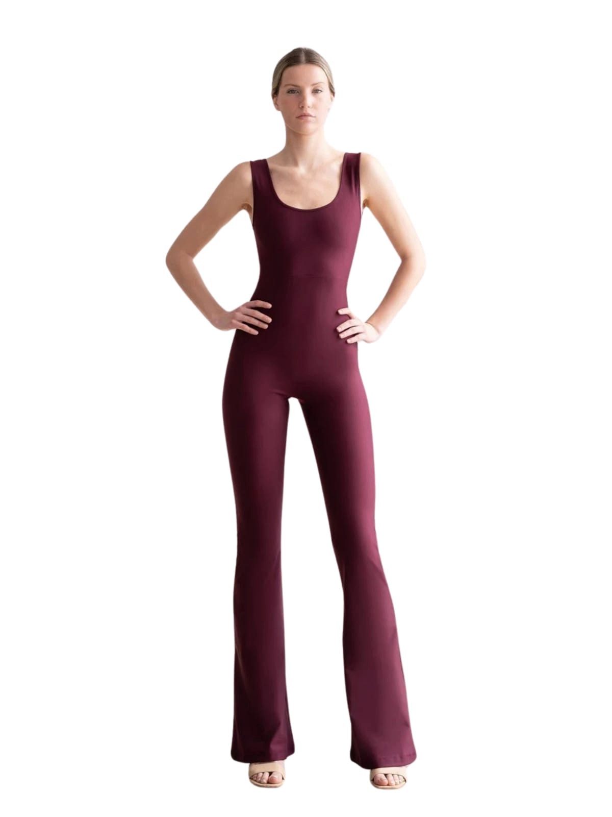 Lismina Jumpsuit Spanish Scrunch Butt Jumpsuit Atmungsaktiv, Elastischer Bund