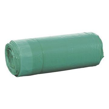RUBIN Müllbeutel, 20 Stück/ Rolle, mit Zugband, 60 Liter, grün, reißfest, recycelbar