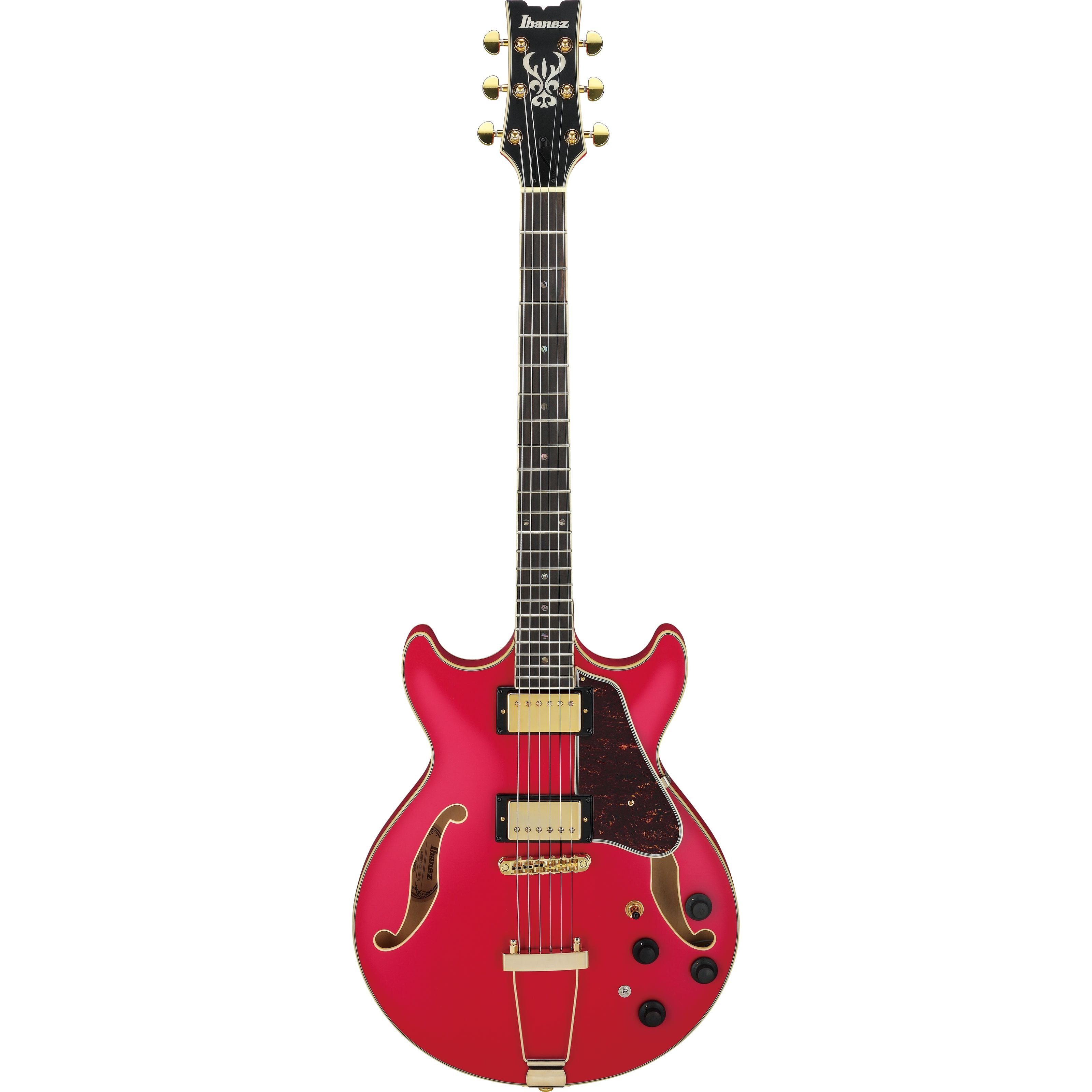 Ibanez Halbakustik-Gitarre, Halb-Akustik Gitarren, Andere Formen, Artcore Expressionist AMH90-CRF Cherry Red Flat - Halbakustik
