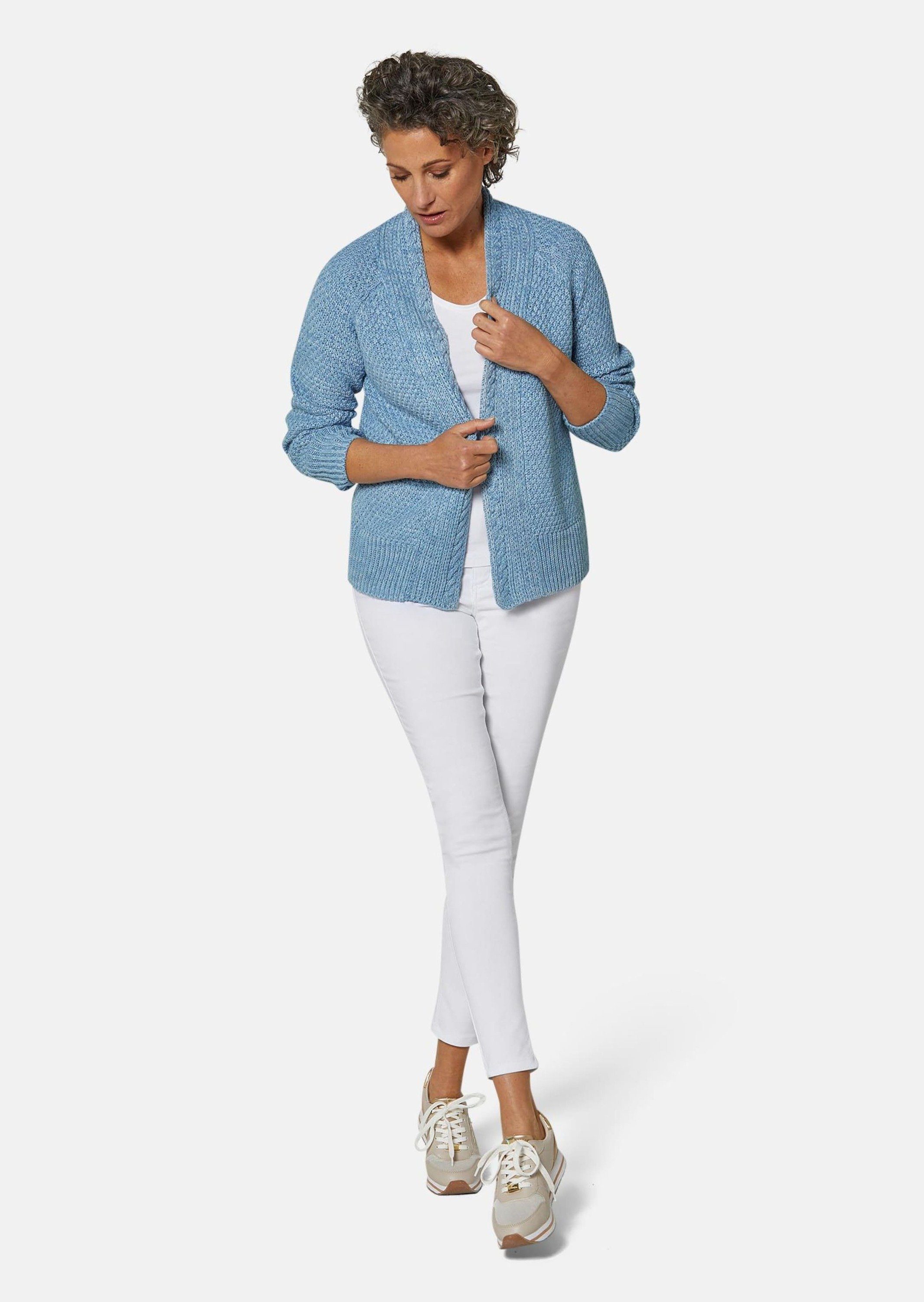 GOLDNER Strickjacke Zeitlose Strickjacke in Grobstrick günstig online kaufen