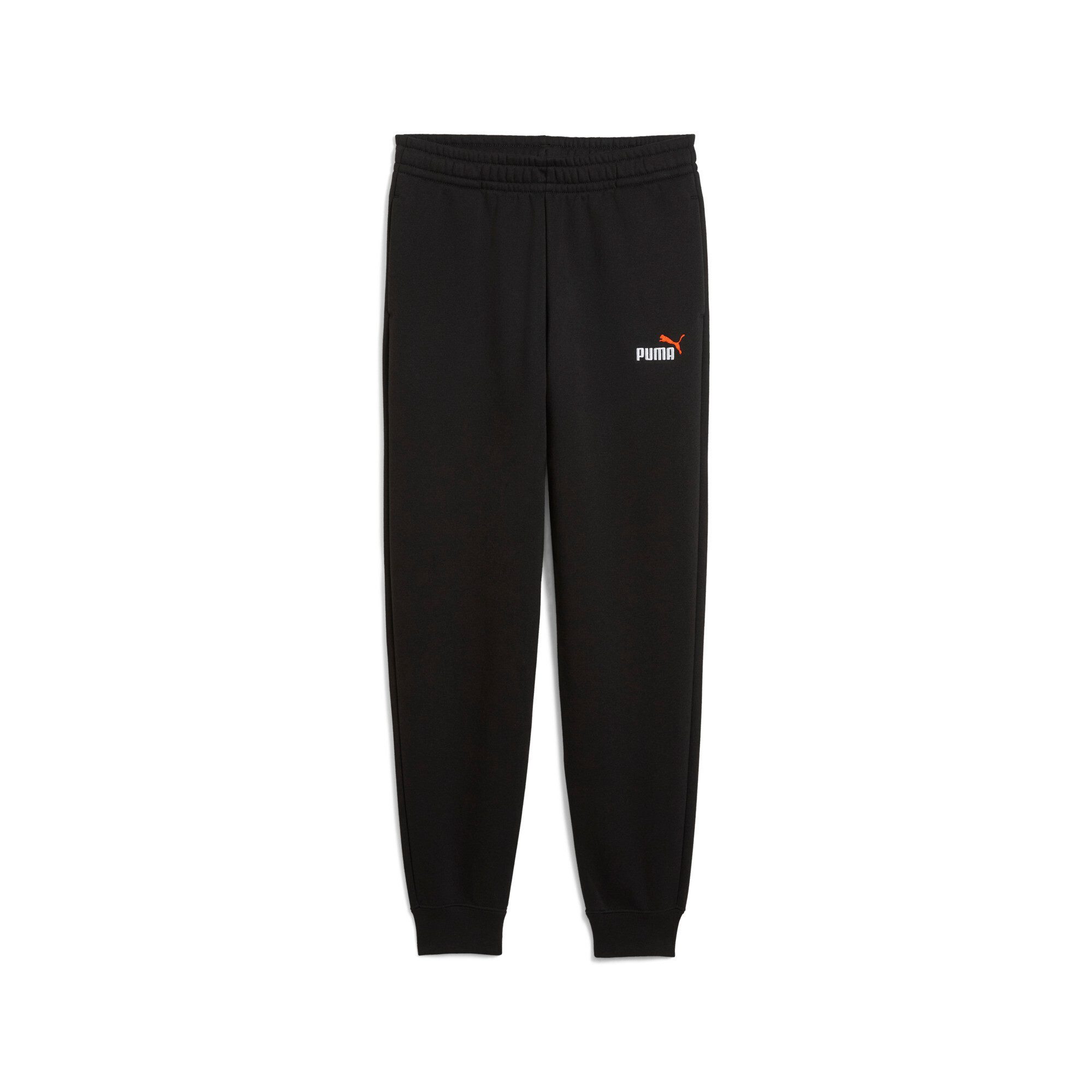 PUMA Trainingshose ESS 2 COLOR NO 1 LOGO SWEATPANTS FL B mit elastischem Bund, mit gerippten Bündchen