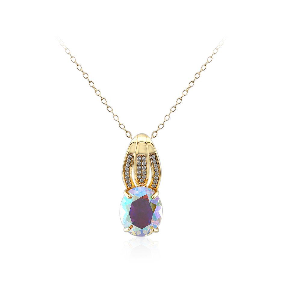 J Classics Silberkette J Classics Silberhalsketten Mondlicht-Quarz ...