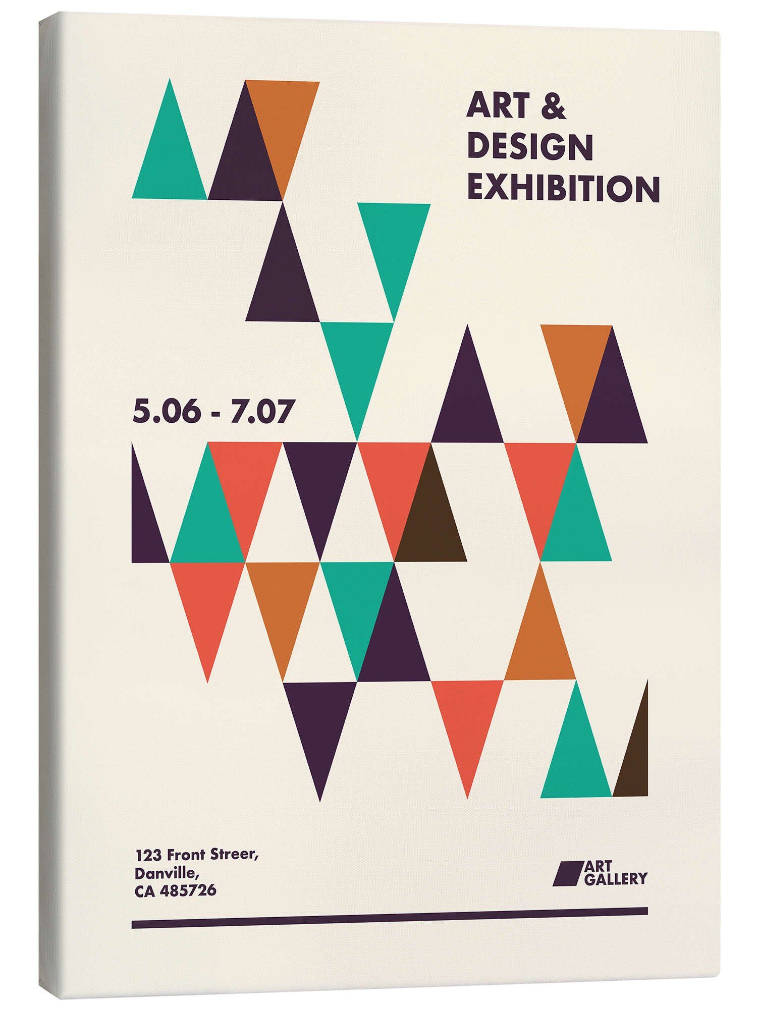Posterlounge Wandbild Bauhaus Art & Design, Exhibition Posters, erhältlich als Poster, Leinwandbild, Wandsticker oder Acrylglasbild