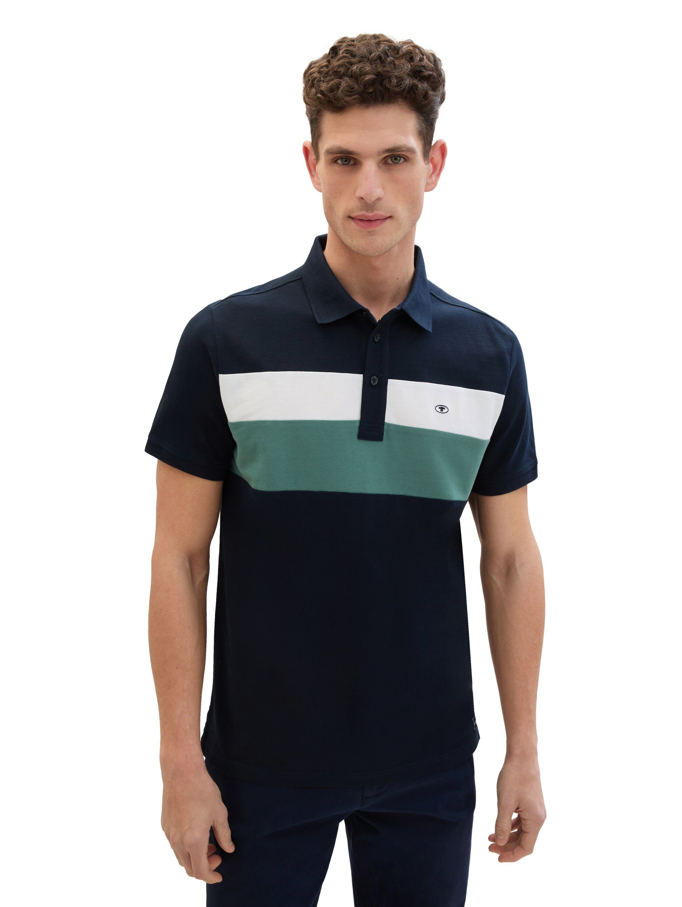 TOM TAILOR Poloshirt mit Logoprägung auf günstig online kaufen